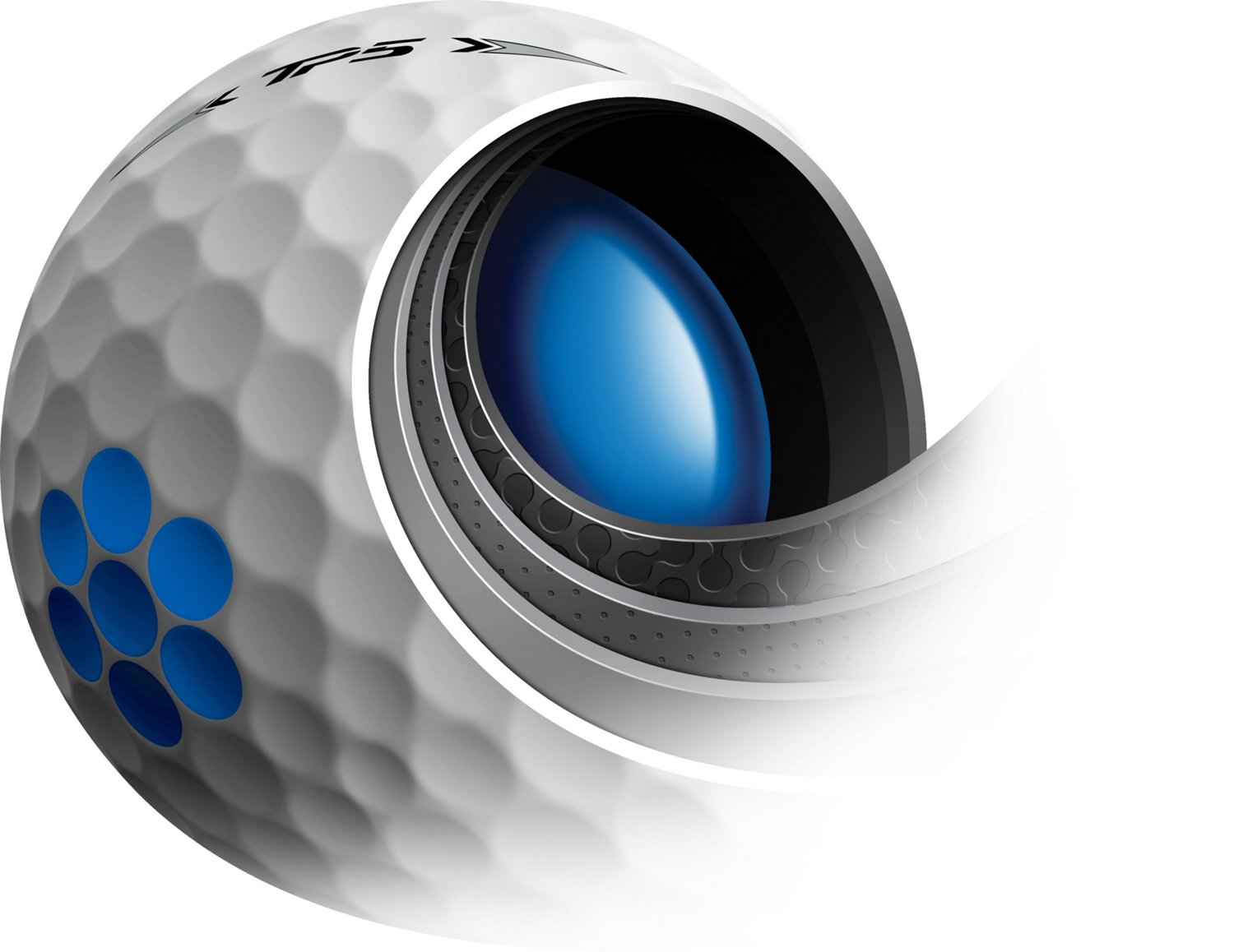 TaylorMade 2021 TP5 Golf Balls 12-Pack - view number 5