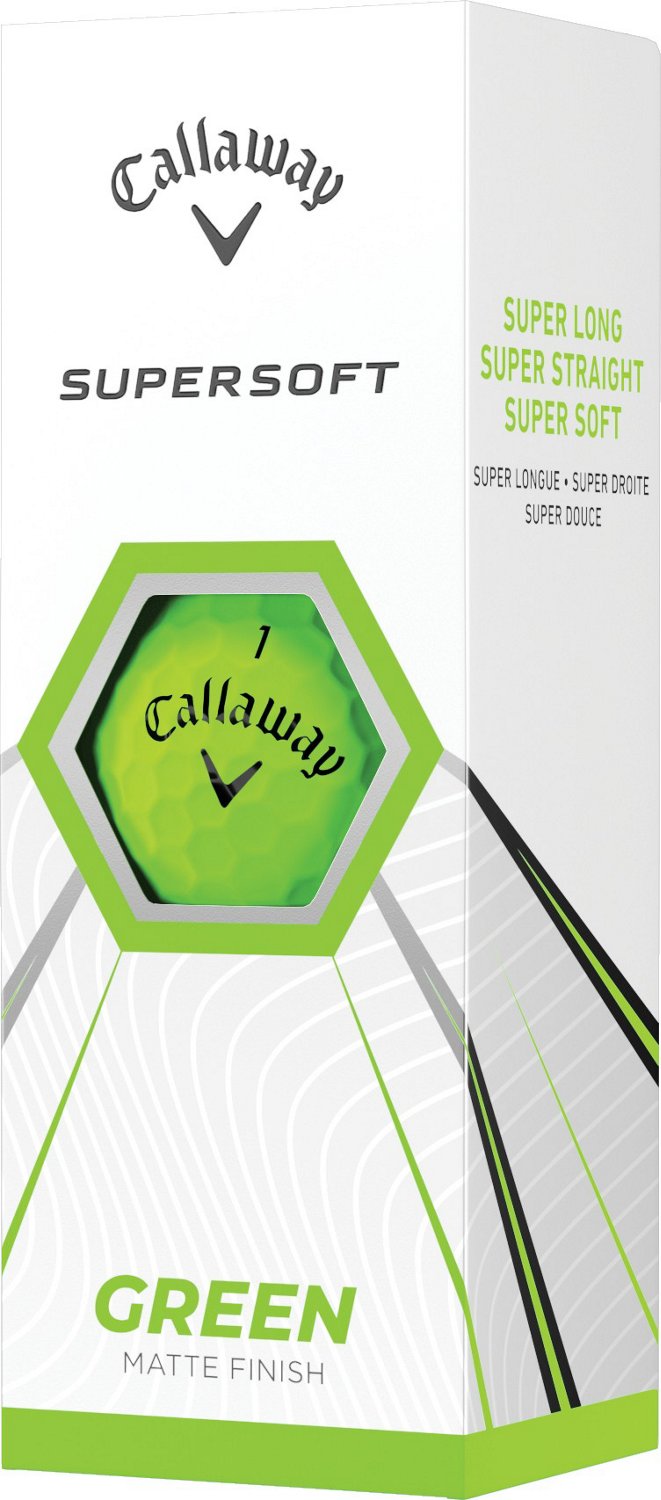 Callaway Supersoft Matte 2021 Golf Balls 12Pack Academy