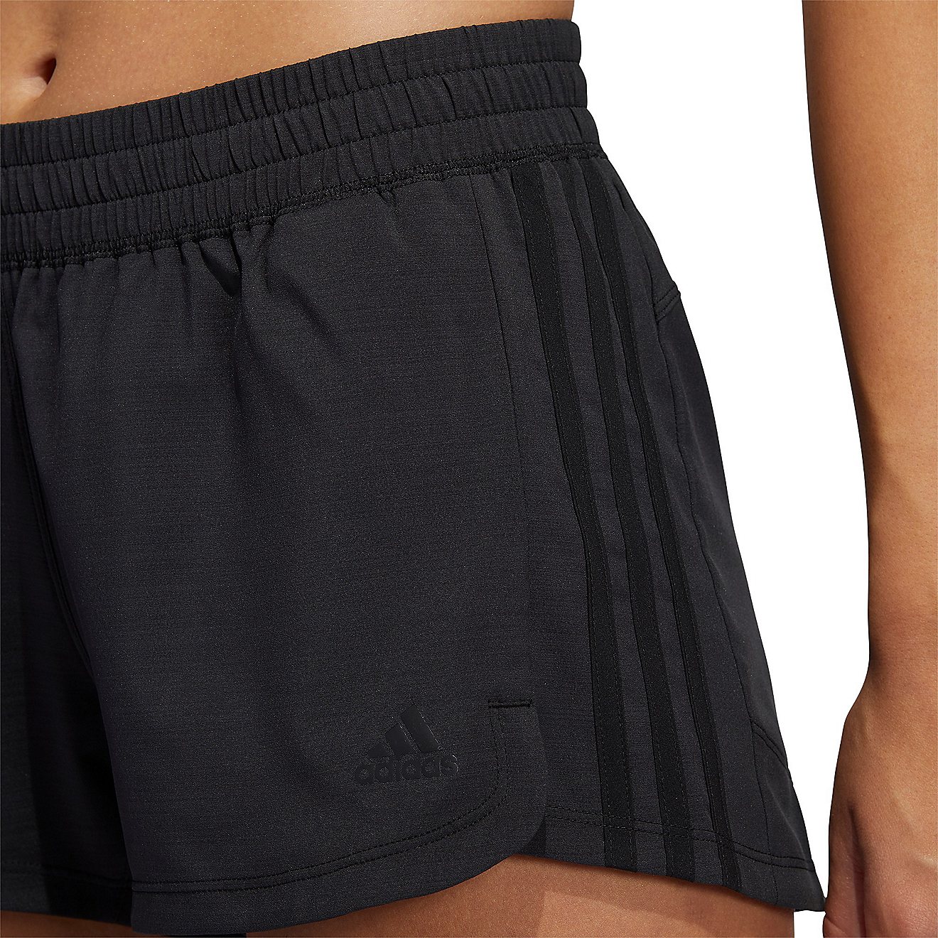 adidas Women's Pacer 3-Stripes Woven Shorts                                                                                      - view number 4