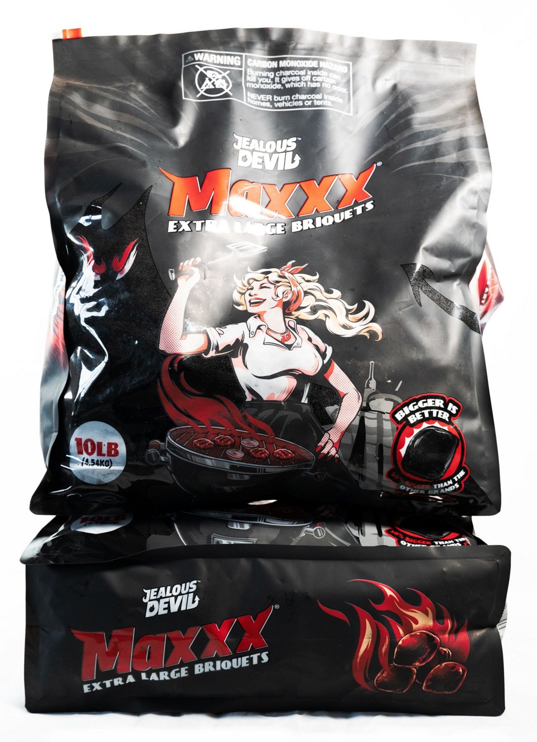 Jealous Devil Maxxx Extra Large Briquetes, 10 lb                                                                                 - view number 3