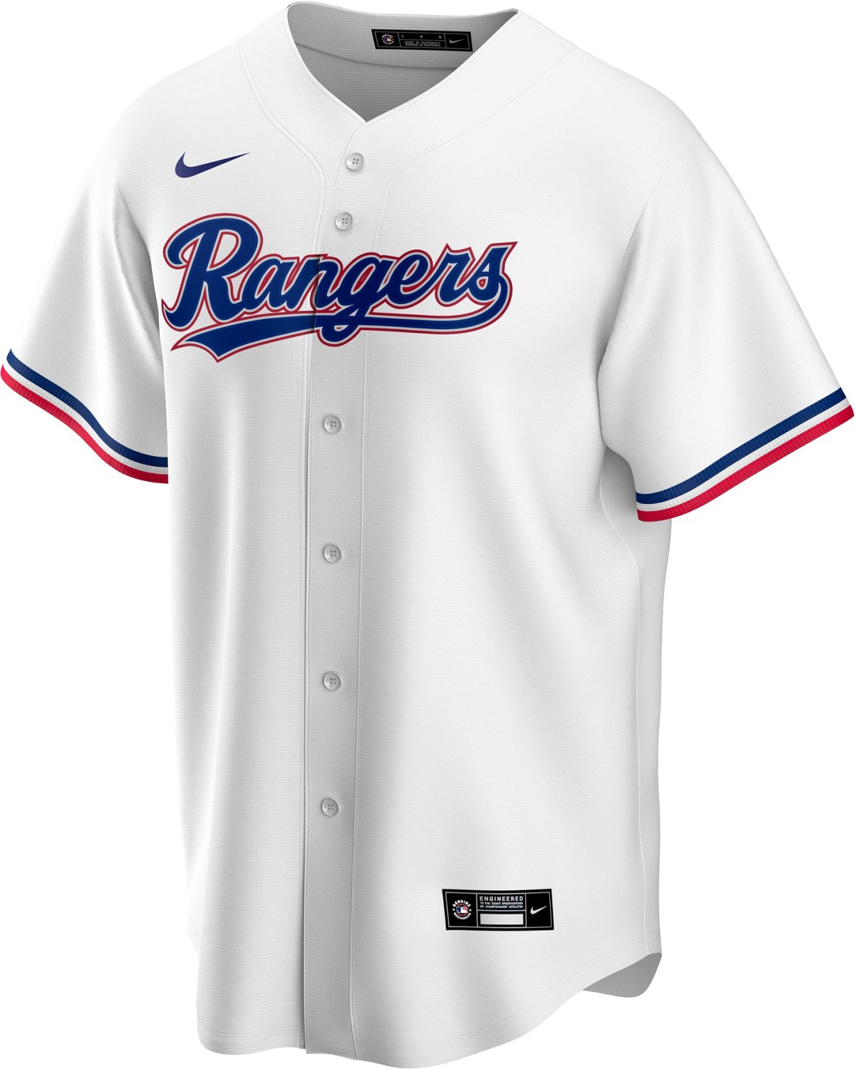 Nike Men's Texas Rangers Official Replica Short Sleeve Jersey Academy
