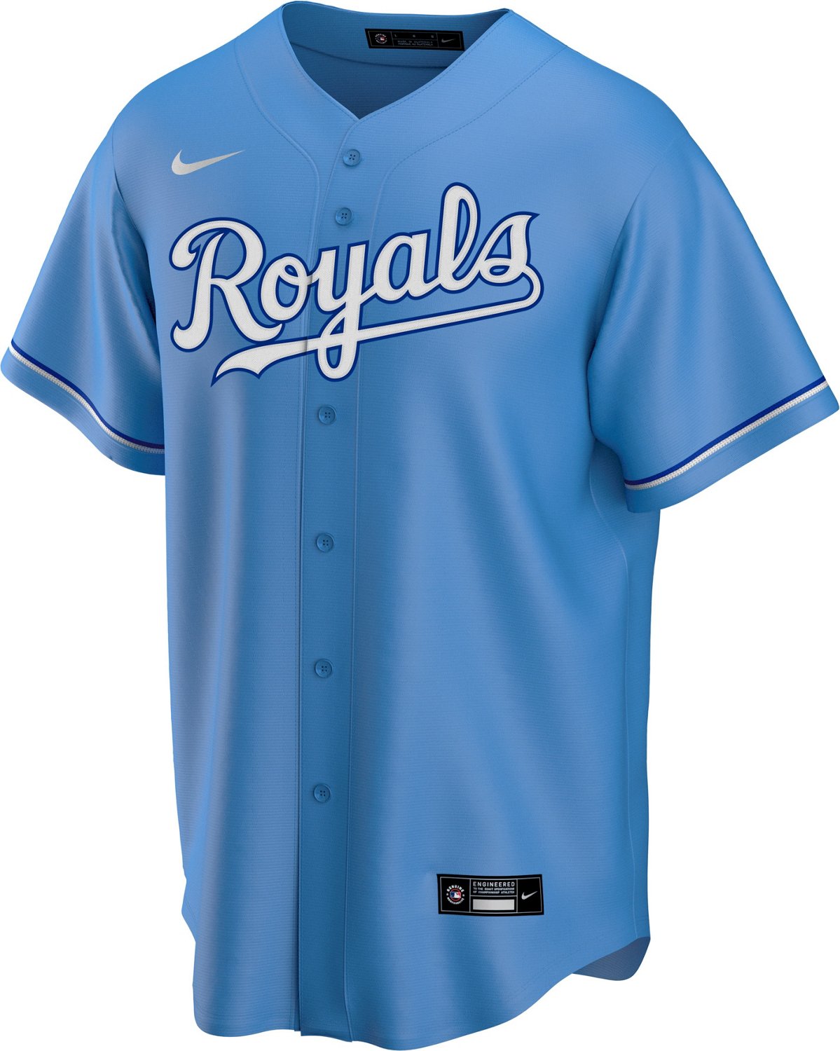 Kansas City Royals Nike Official Replica Home Jersey - Mens with Merrifield  15 printing