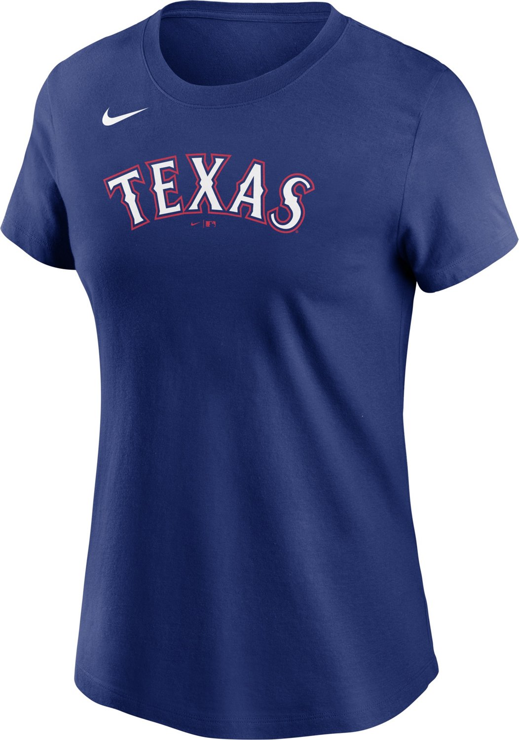 Nike Women's Texas Rangers Wordmark Short Sleeve T-shirt