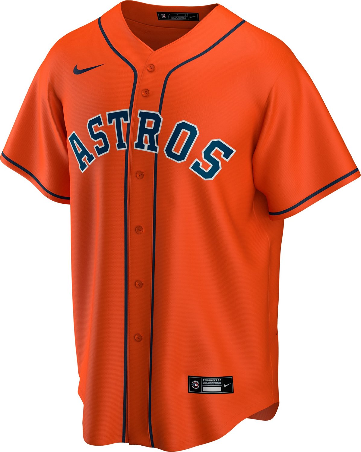 MLB Majestic Houston Astros Orange T-Shirt Adult Small