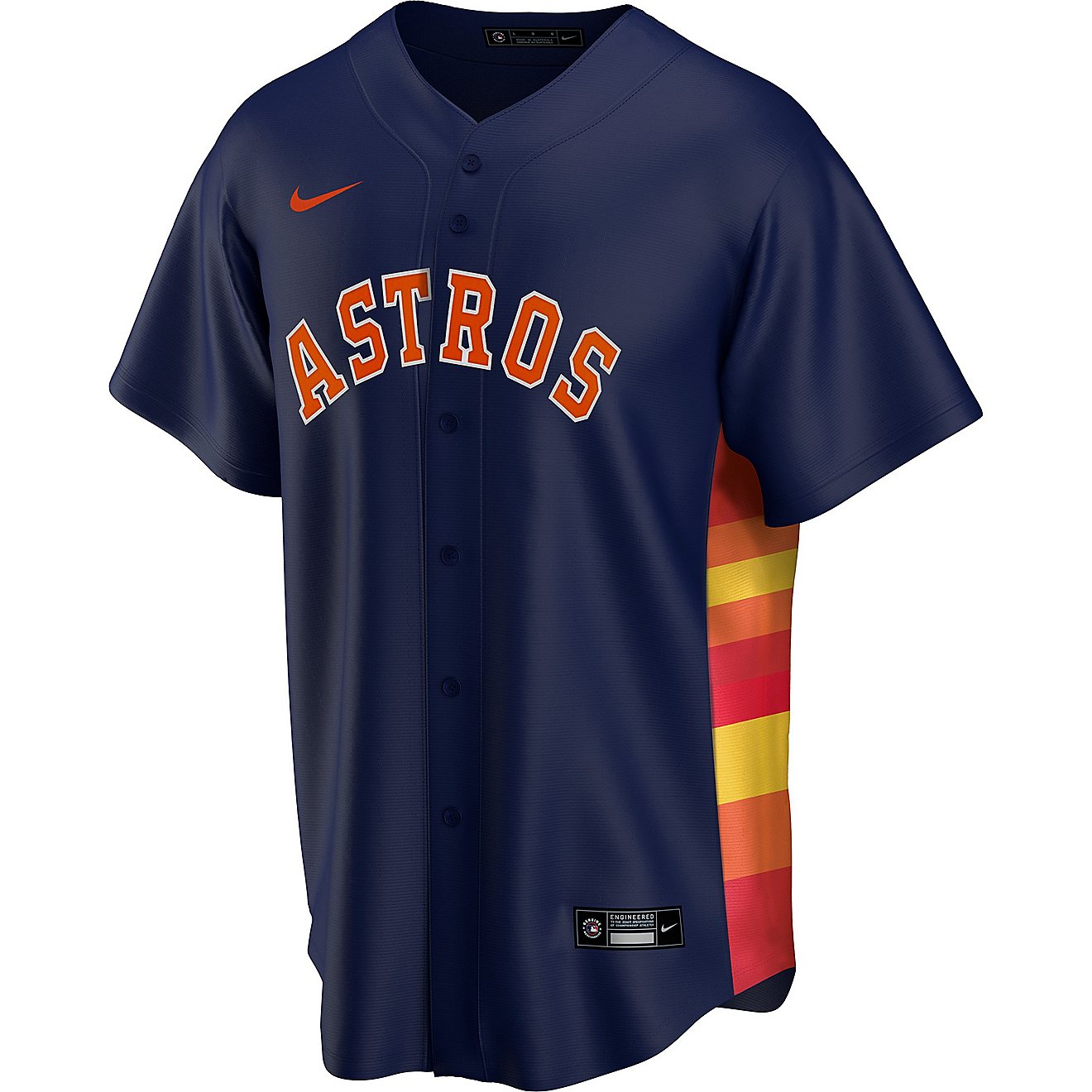 Nike Men's Houston Astros Blank Official Replica BP Jersey                                                                       - view number 1