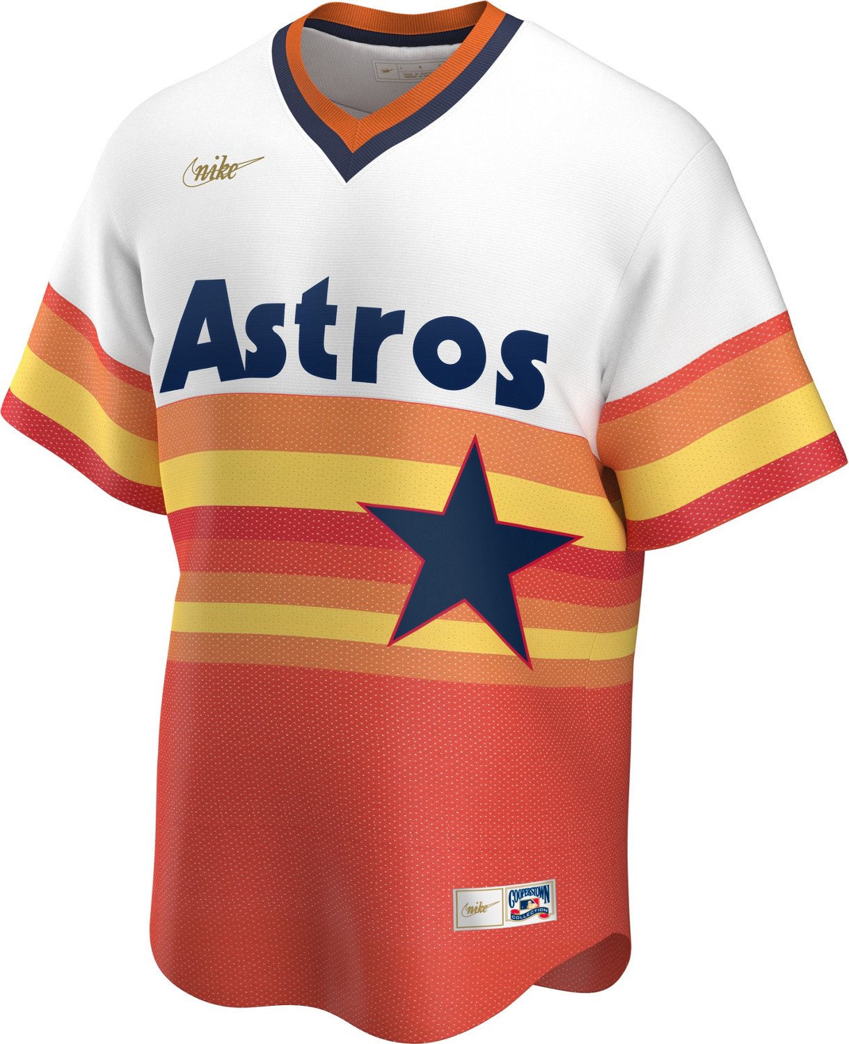 Nike Men's Biggio Houston Astros Official Player Cooperstown V Neck Jersey - view number 2