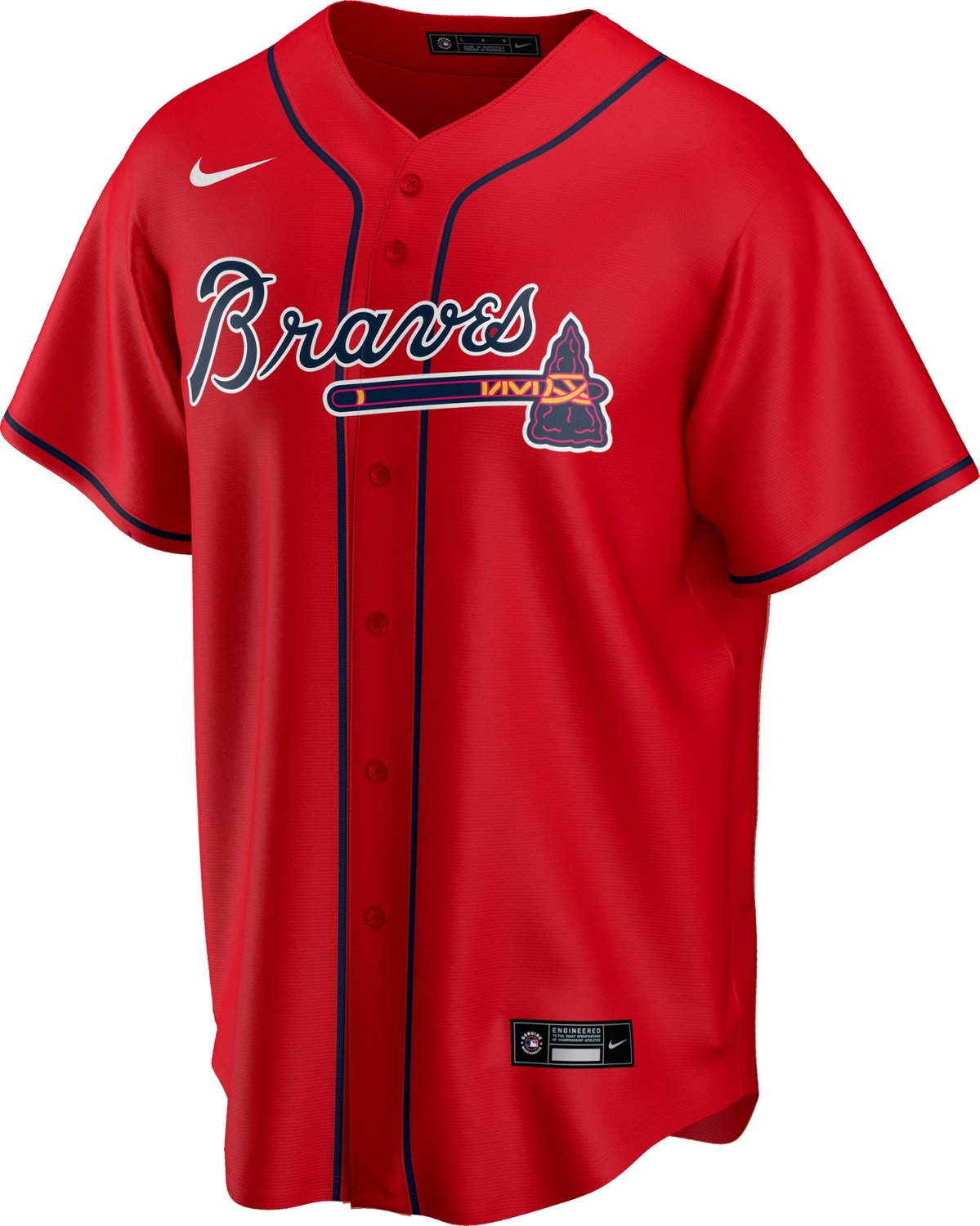 Atlanta Braves Nike Camo Jersey - Navy