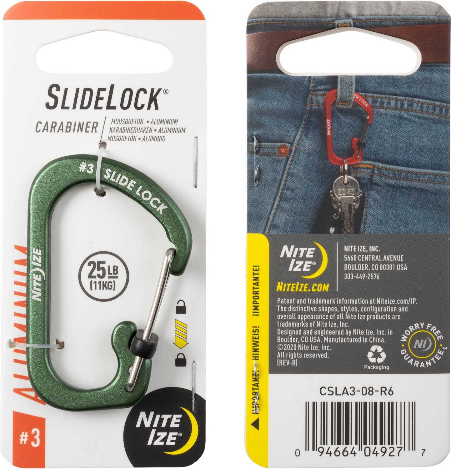 Nite Ize SlideLock 3 Carabiner
