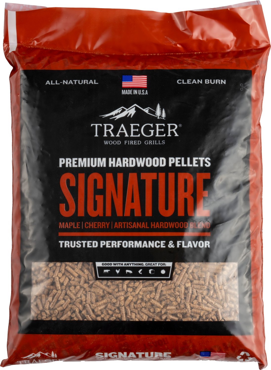 Traeger Signature Blend 20-lb Hardwood Pellets                                                                                   - view number 1 selected