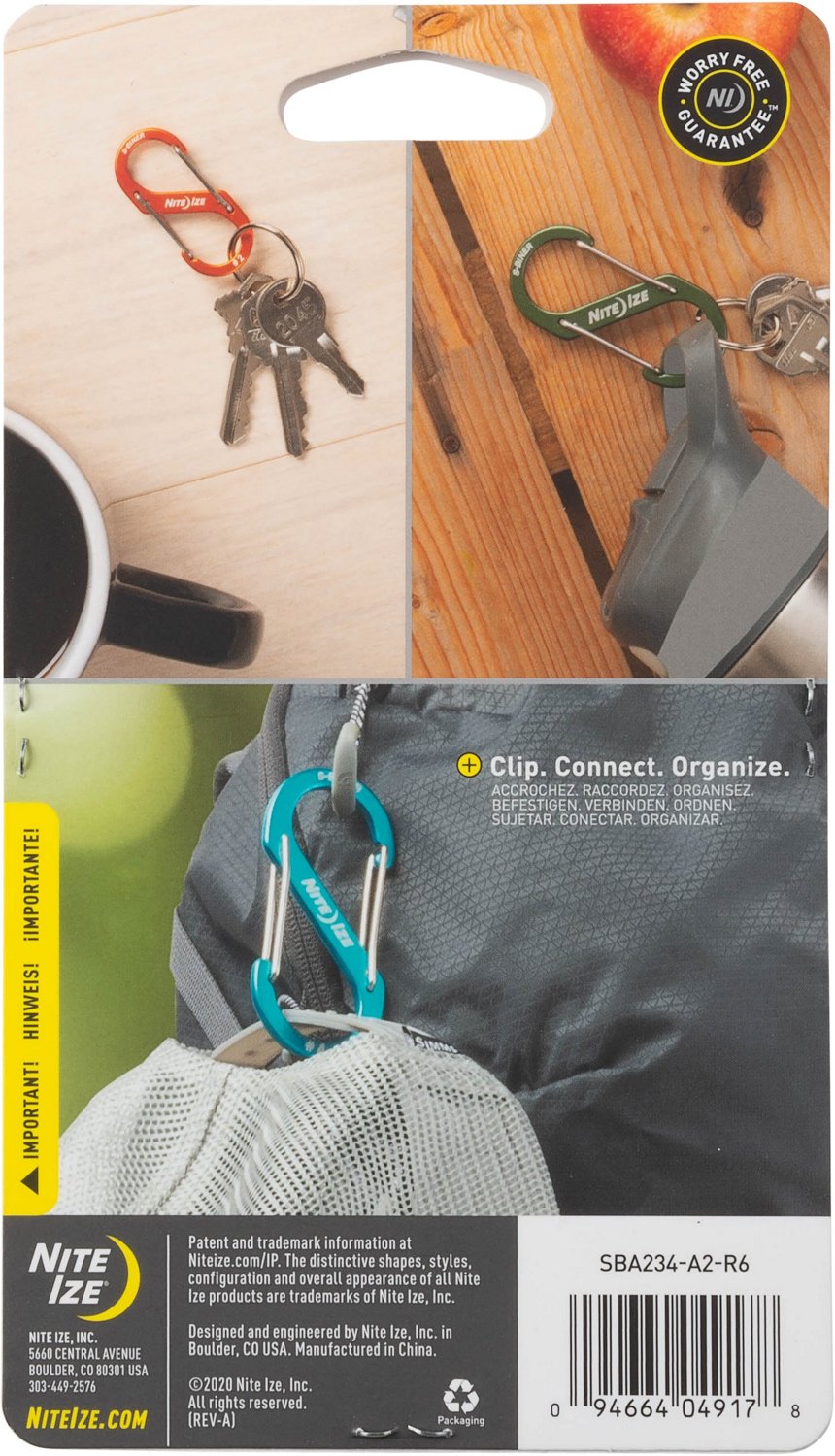 Nite Ize S-Biner Aluminum Dual Carabiner                                                                                         - view number 3