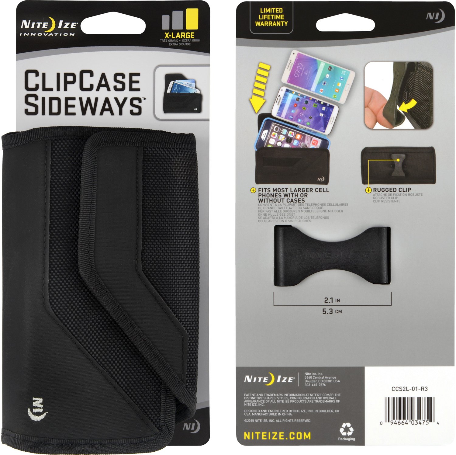 Nite Ize Clip Case Sideways Universal Rugged Holster                                                                             - view number 1 selected
