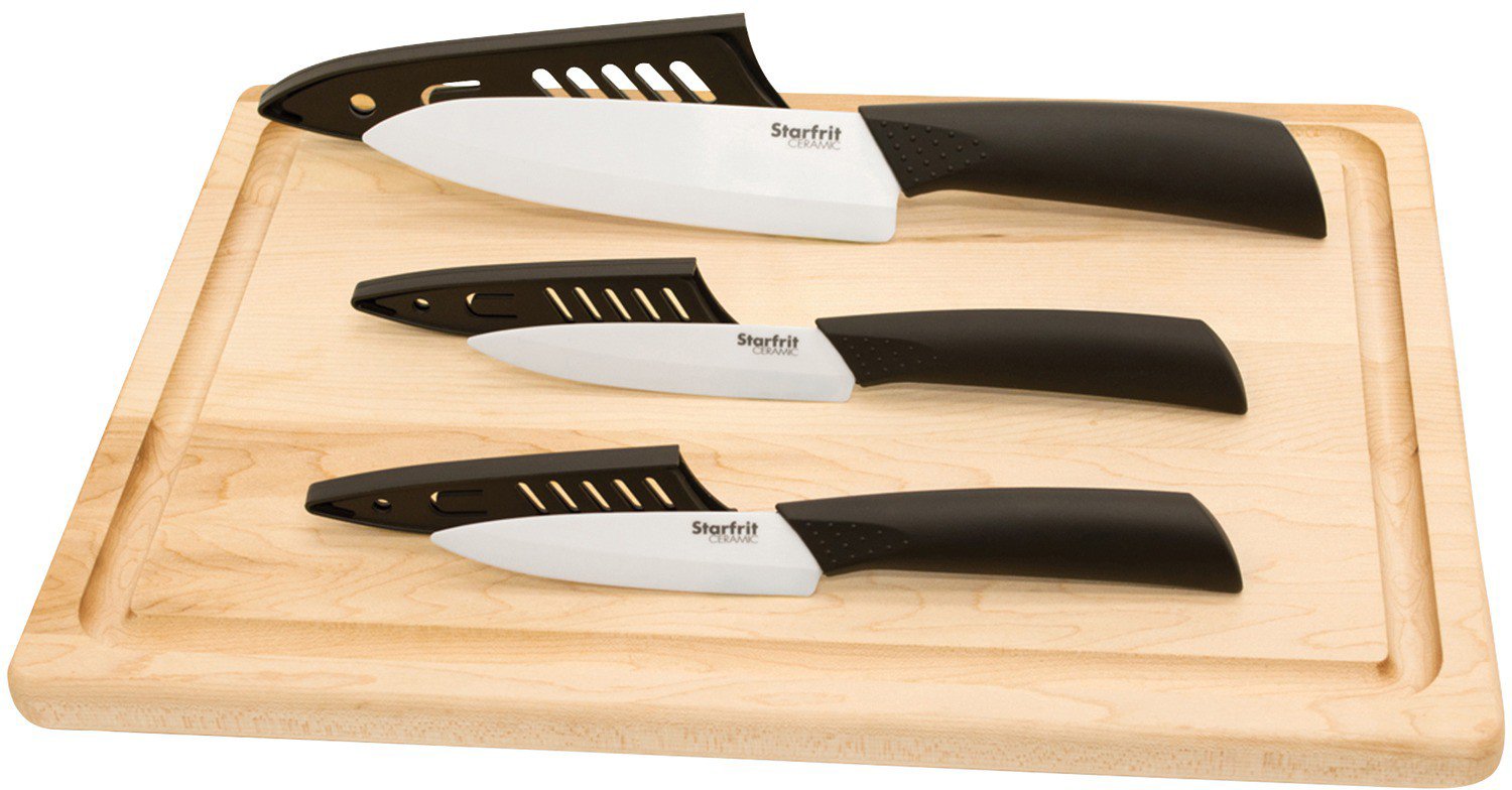 Starfrit Ceramic Knives 3Piece Set Academy