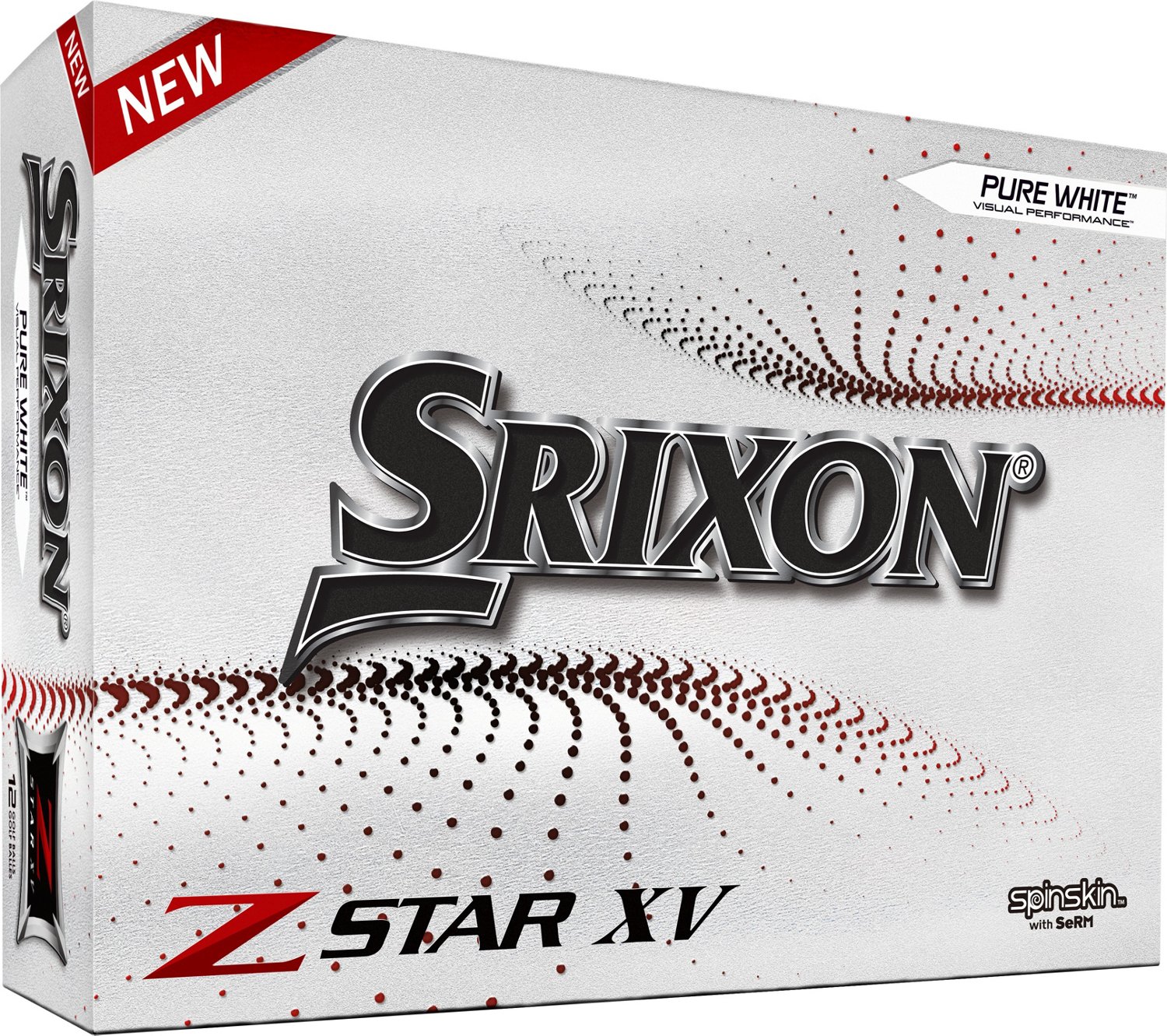 SRIXON Z-Star XV Tour White Golf Balls 12 Pack                                                                                   - view number 1 selected