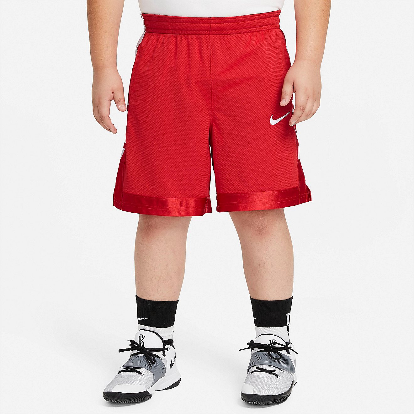 Nike Boys’ Dri-FIT Elite Stripe Basketball Extended Sizing Shorts                                                              - view number 1