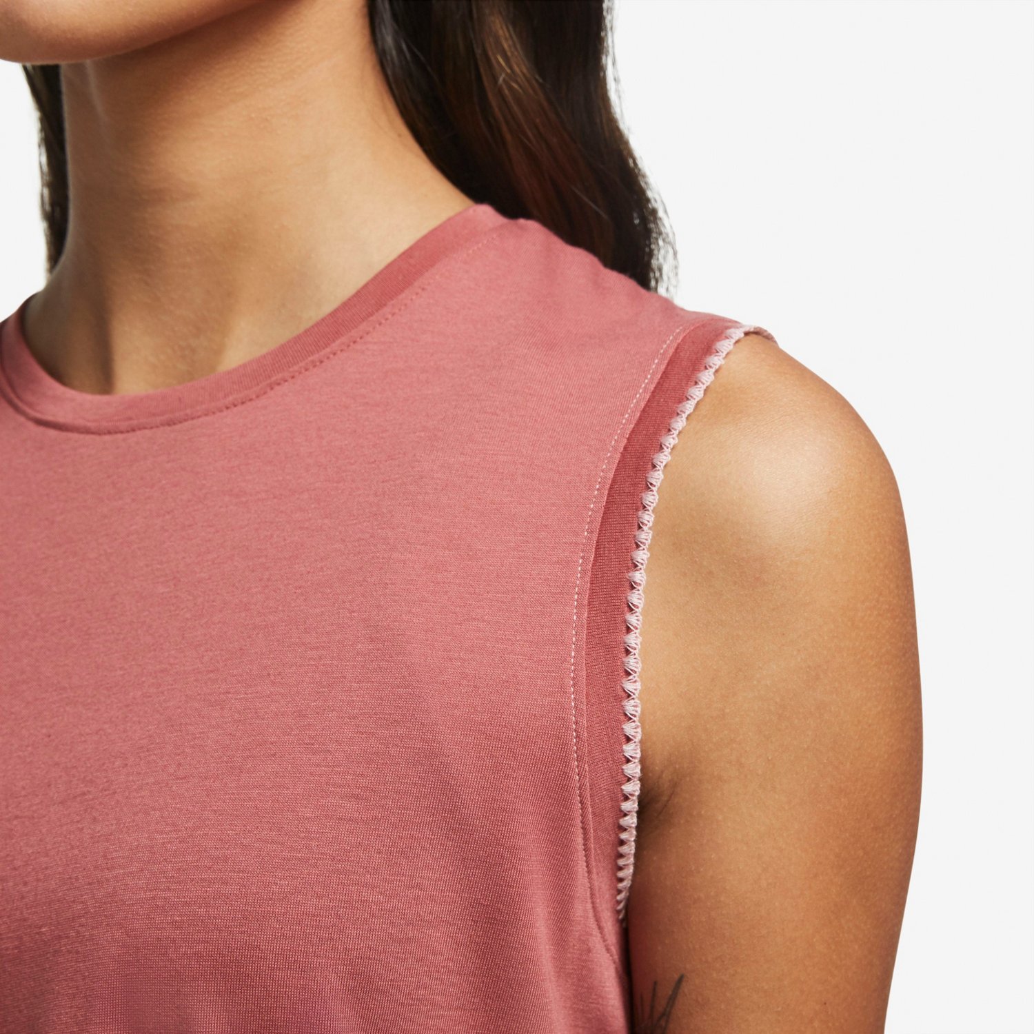 Nike Women's Crochet-Edge Yoga Tank Top - view number 3