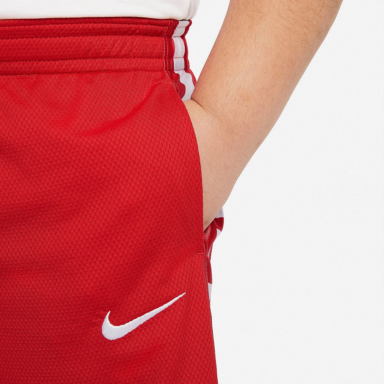 Nike Boys’ Dri-FIT Elite Stripe Basketball Extended Sizing Shorts                                                              - view number 2