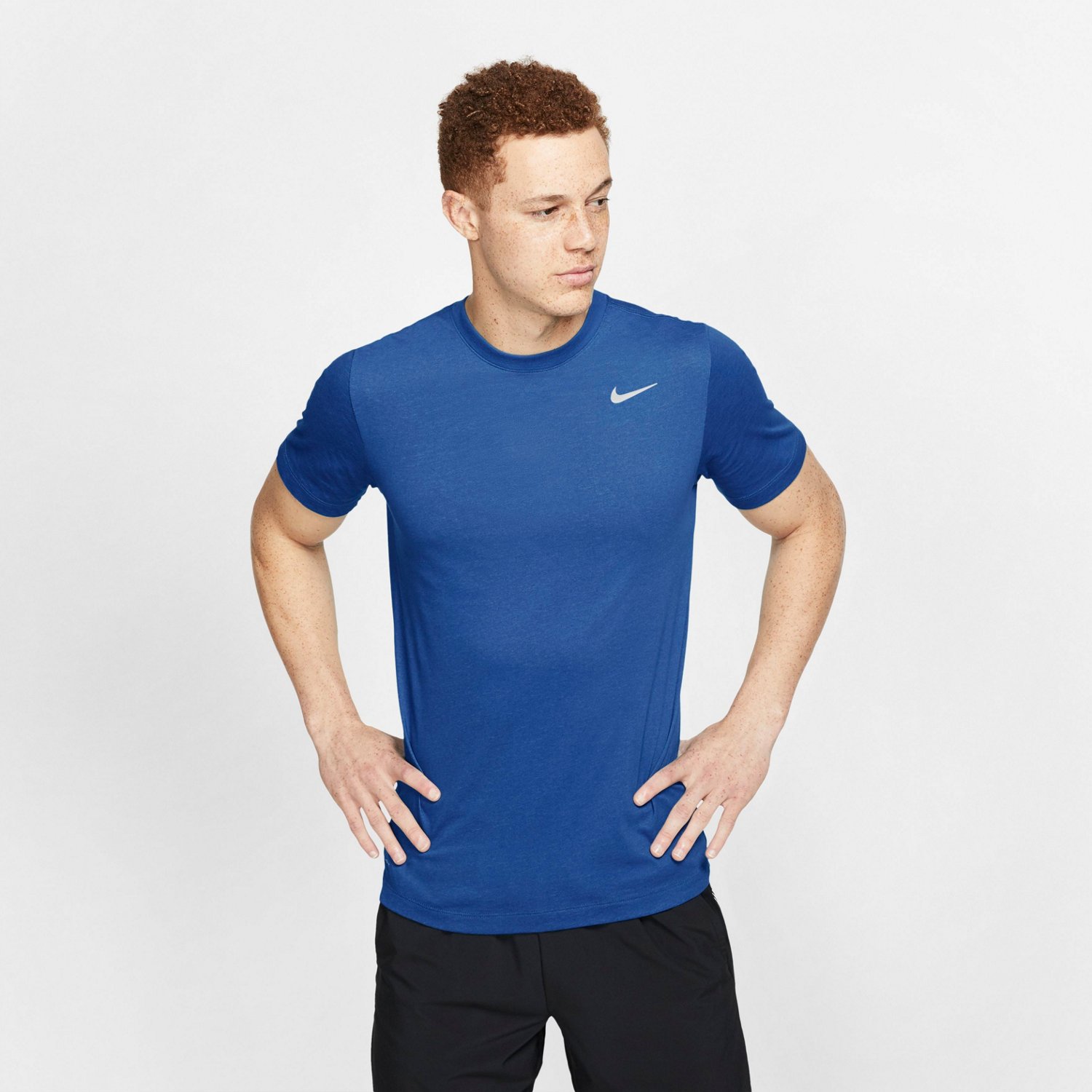 Nike Men's DriFIT Training Short Sleeve Tshirt Academy