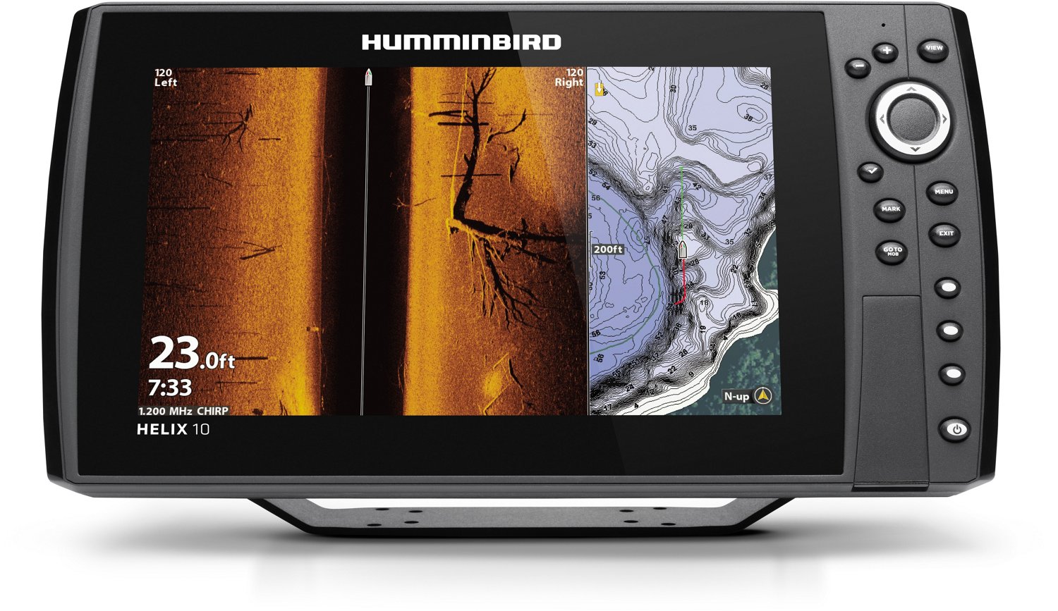 Humminbird Helix 10 Chirp Mega SI+ GPS G4N Fish Finder - view number 4
