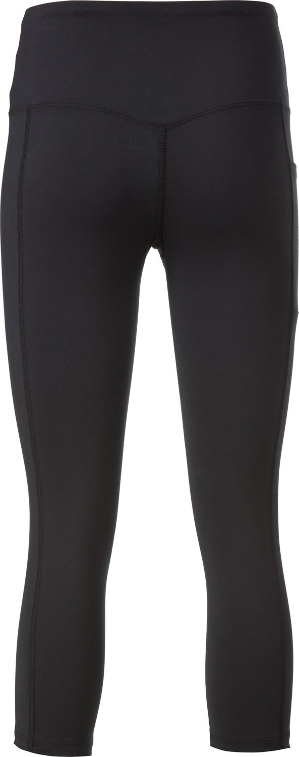 Leggings Depot CPR-R924W Black Dogs Crop Leggings (One Size)