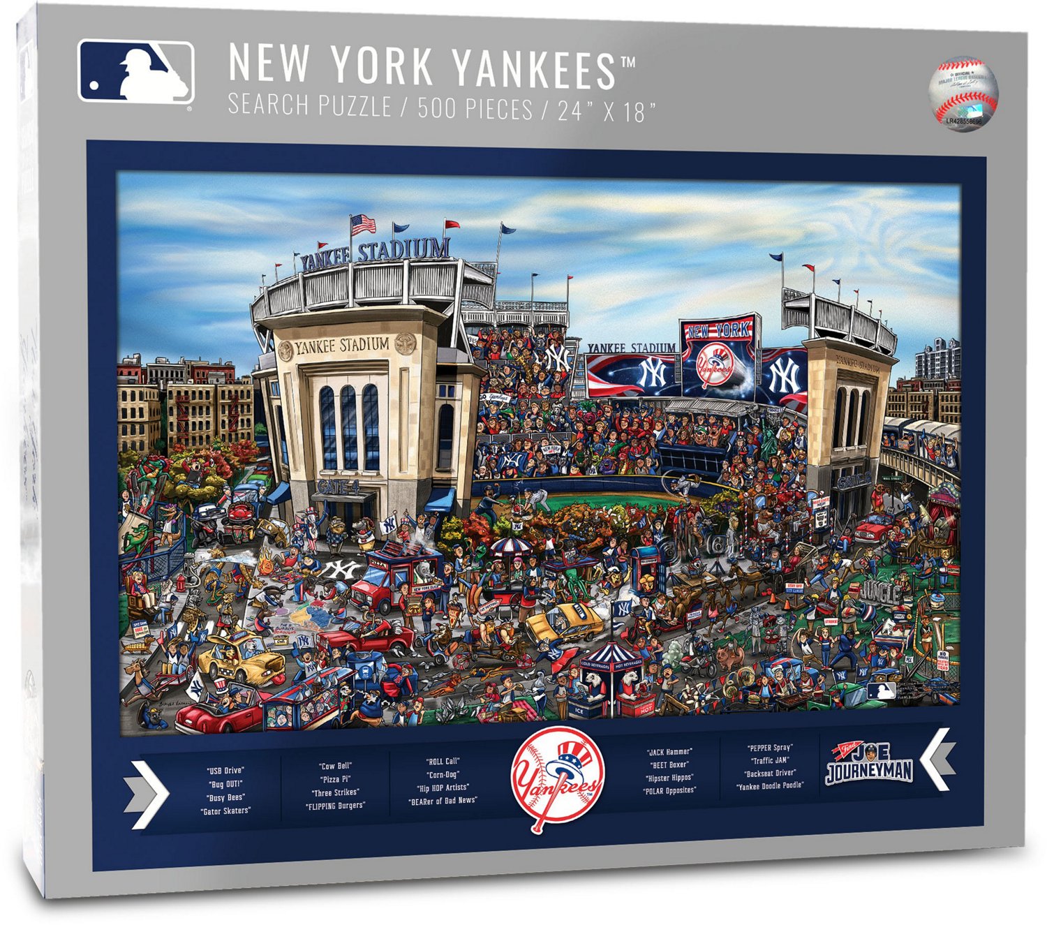 YouTheFan New York Yankees Journeyman Jigsaw Puzzle