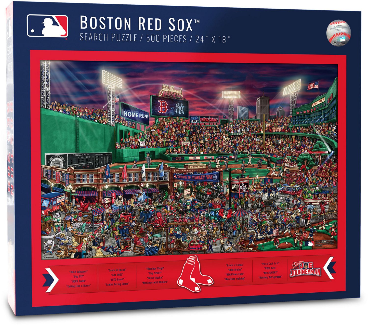 YouTheFan Boston Red Sox Journeyman Jigsaw Puzzle
