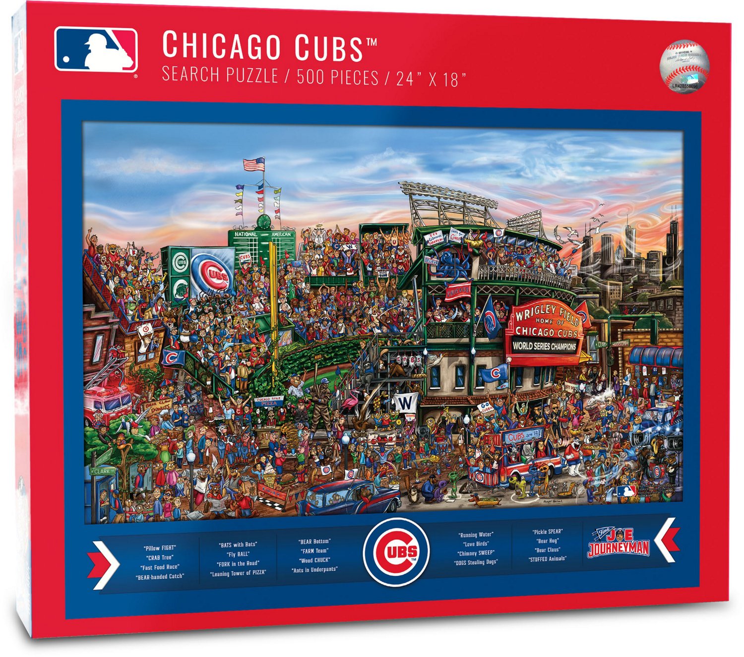 YouTheFan Chicago Cubs Joe Journeyman 500-Piece Puzzle