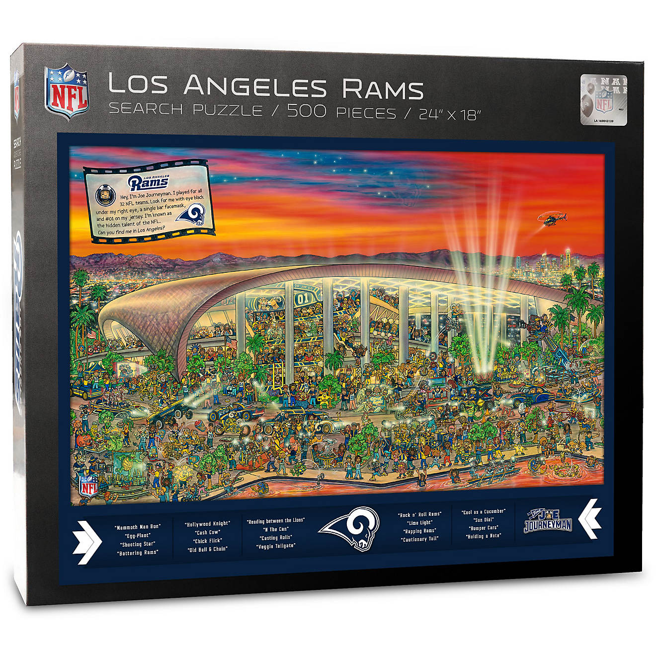 YouTheFan St. Louis Rams Journeyman Jigsaw Puzzle                                                                                - view number 1