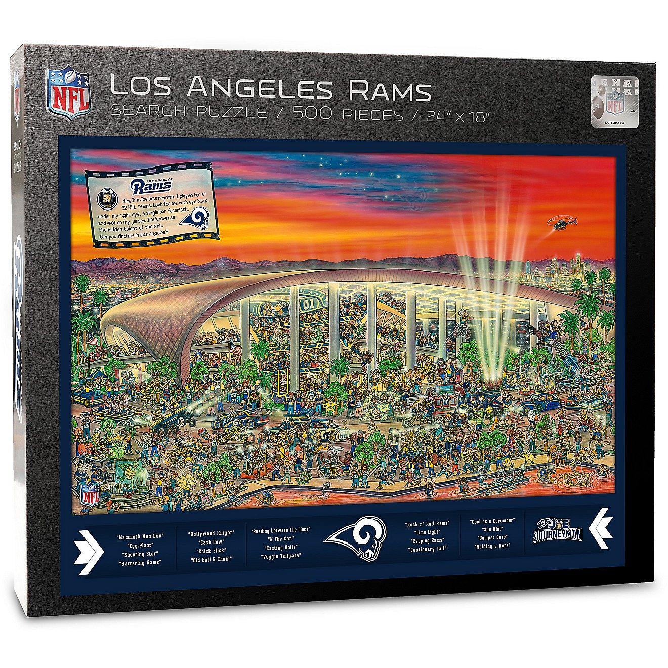 YouTheFan St. Louis Rams Journeyman Jigsaw Puzzle                                                                                - view number 1