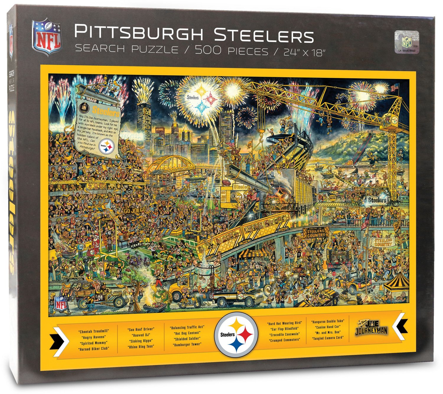YouTheFan Pittsburgh Steelers Journeyman Jigsaw Puzzle | Academy