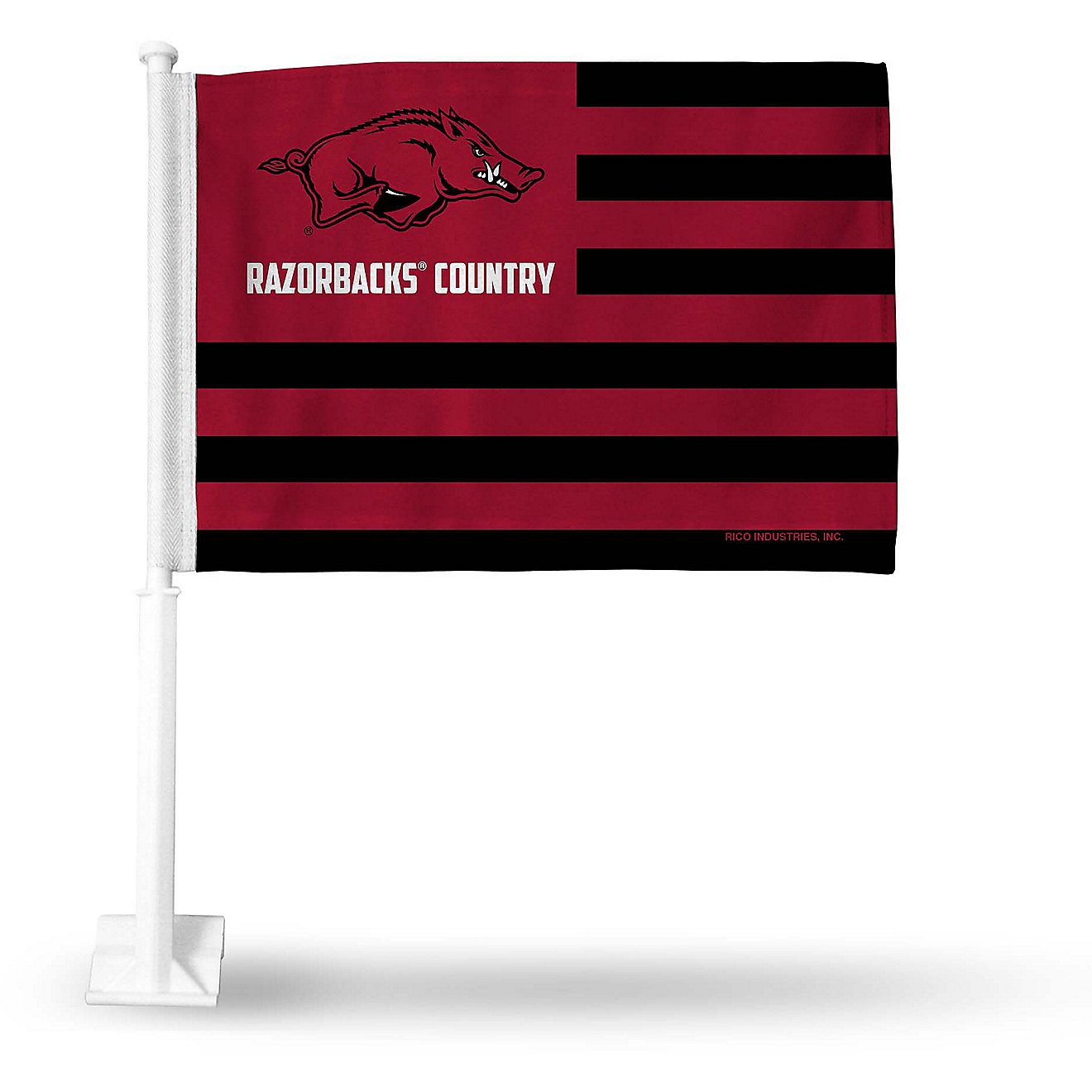 Rico University of Arkansas Country Car Flag                                                                                     - view number 1