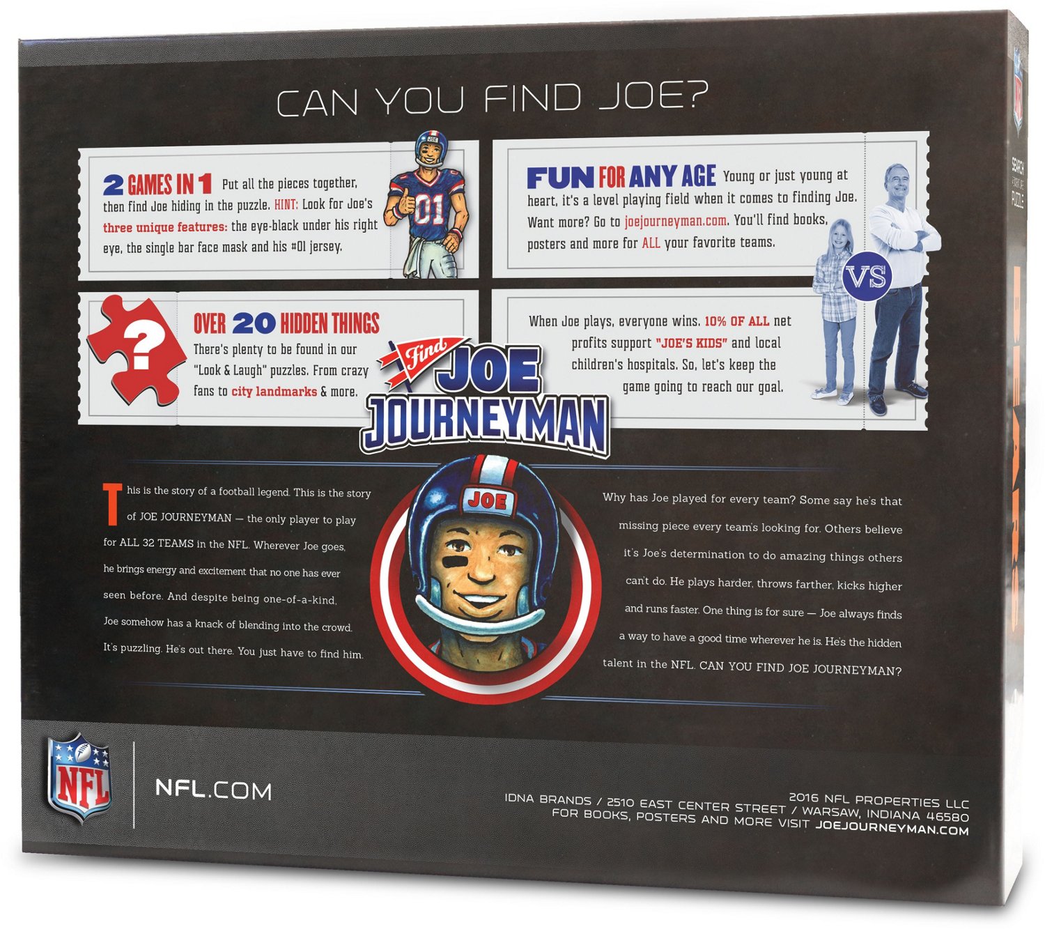 YouTheFan Chicago Bears Joe Journeyman 500-Piece Puzzle                                                                          - view number 2
