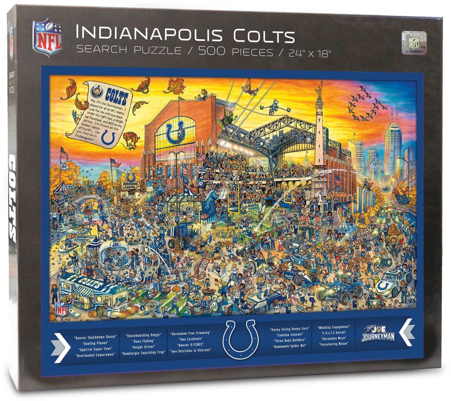 YouTheFan Indianapolis Colts Joe Journeyman 500-Piece Puzzle