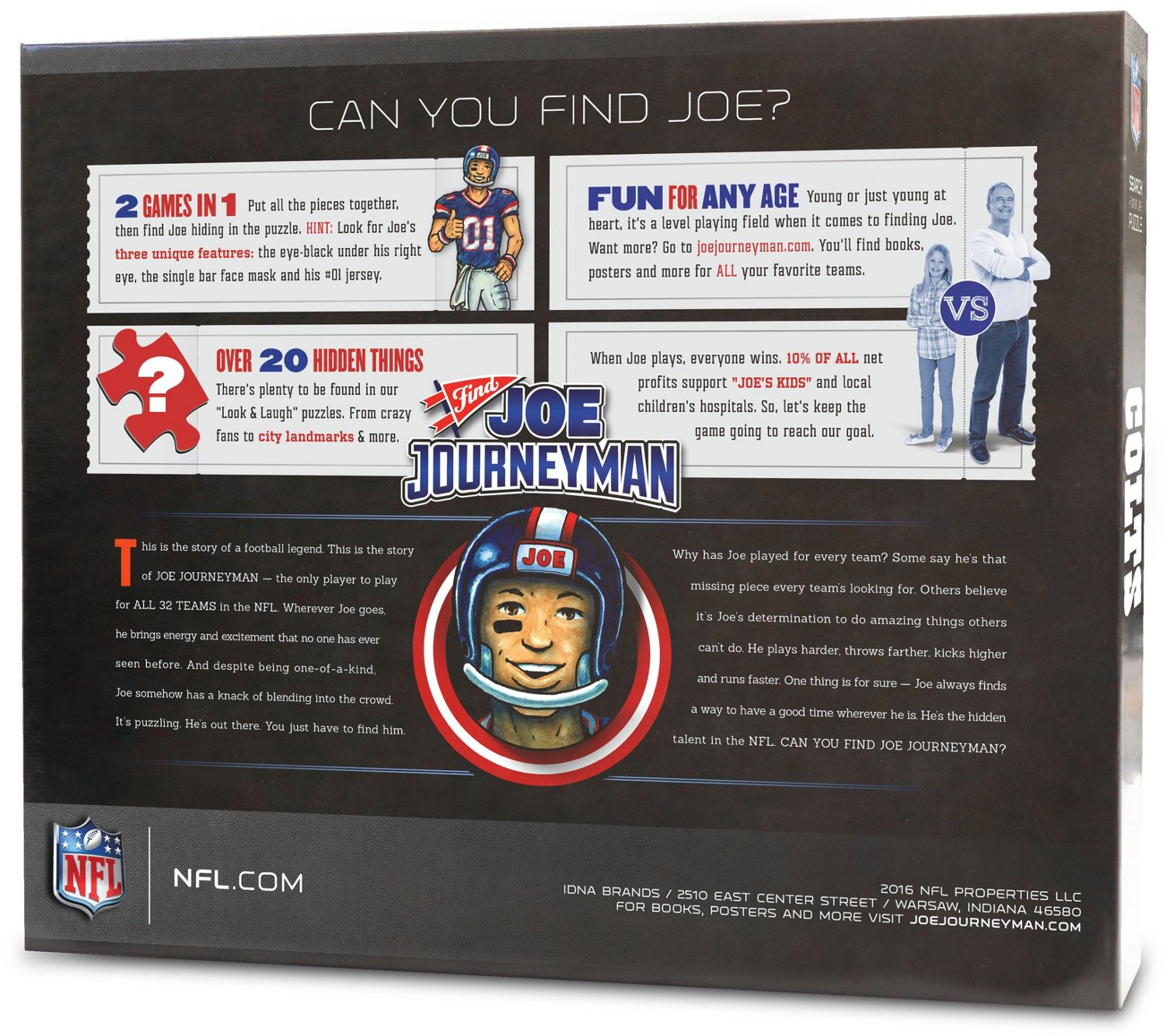 YouTheFan Indianapolis Colts Joe Journeyman 500-Piece Puzzle                                                                     - view number 2