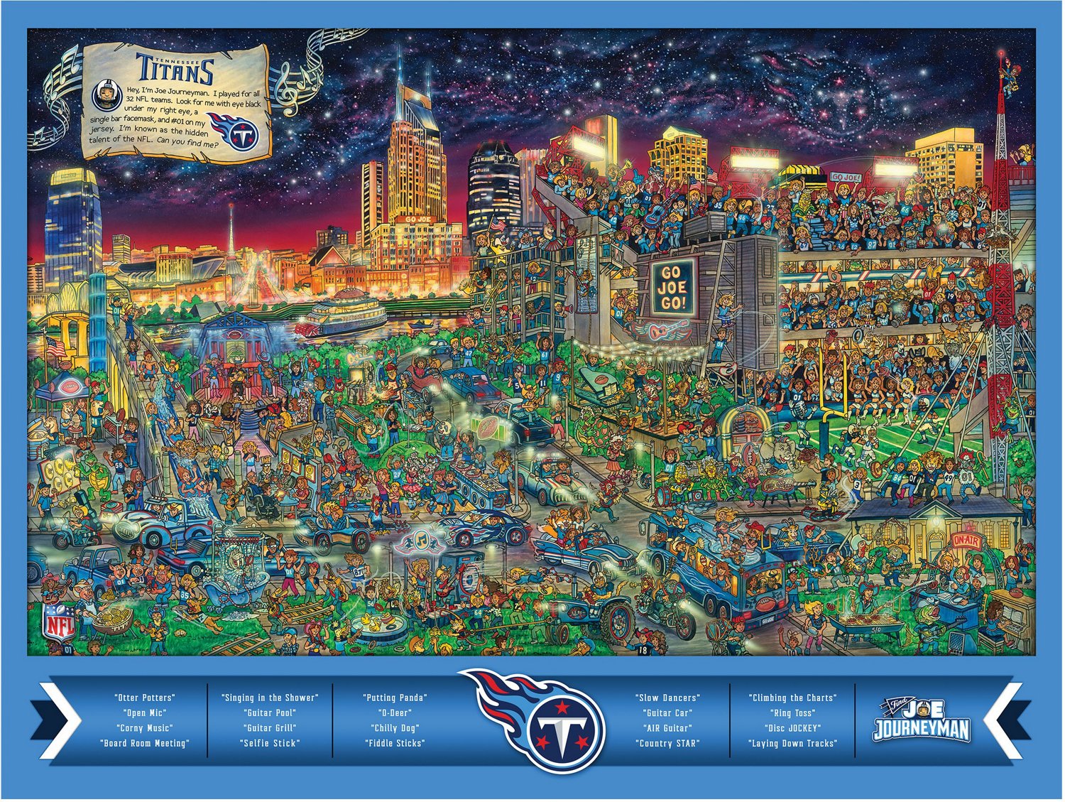 YouTheFan Tennessee Titans Journeyman Jigsaw Puzzle                                                                              - view number 3