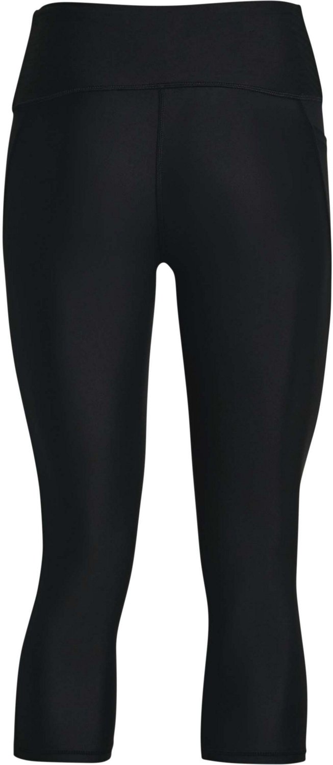 NEW Under Armour Women's HeatGear Hi-Rise Waistband Capris Legging Size  Medium