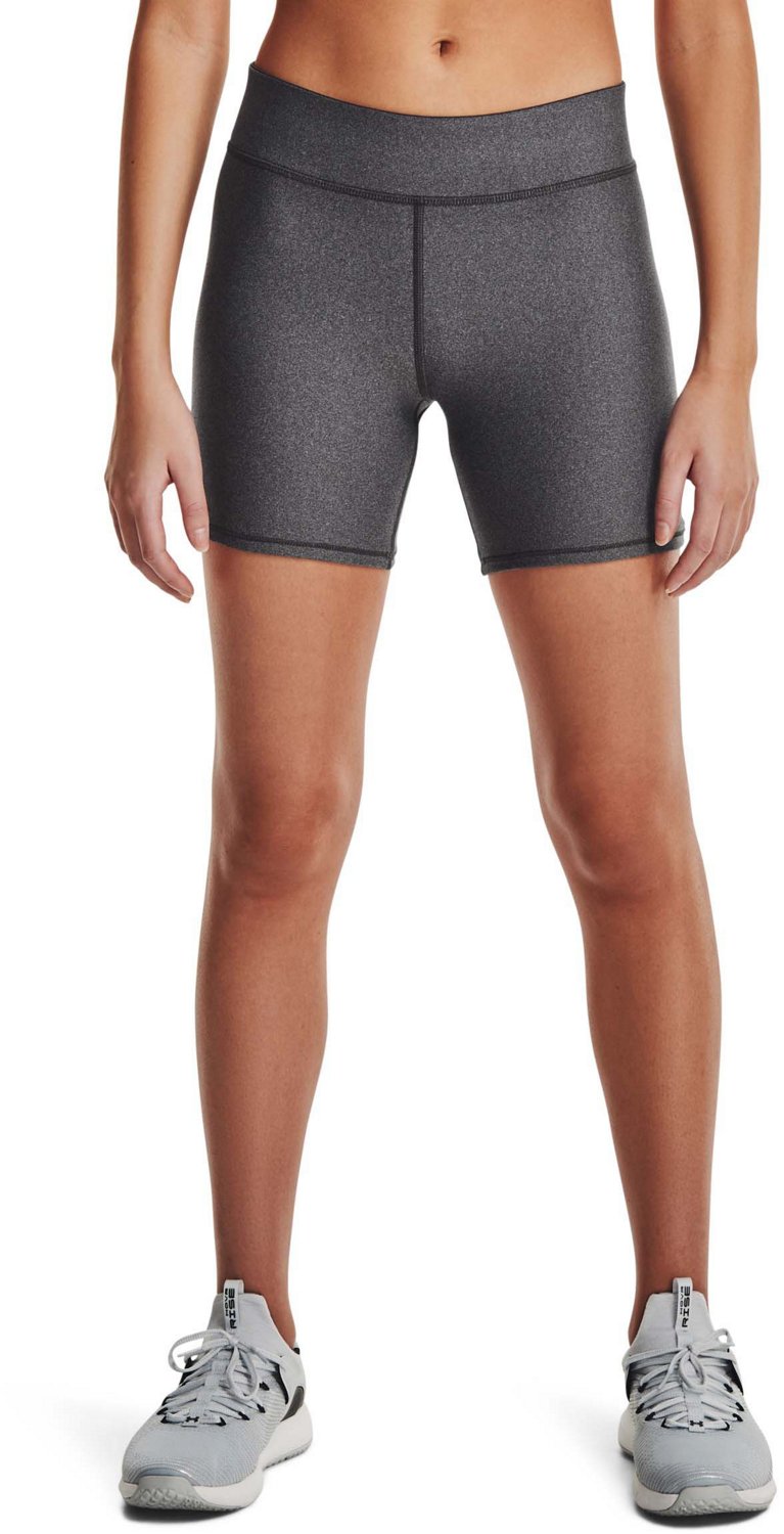 Under Armour Women's HeatGear Armour Mid Rise Middy Shorts