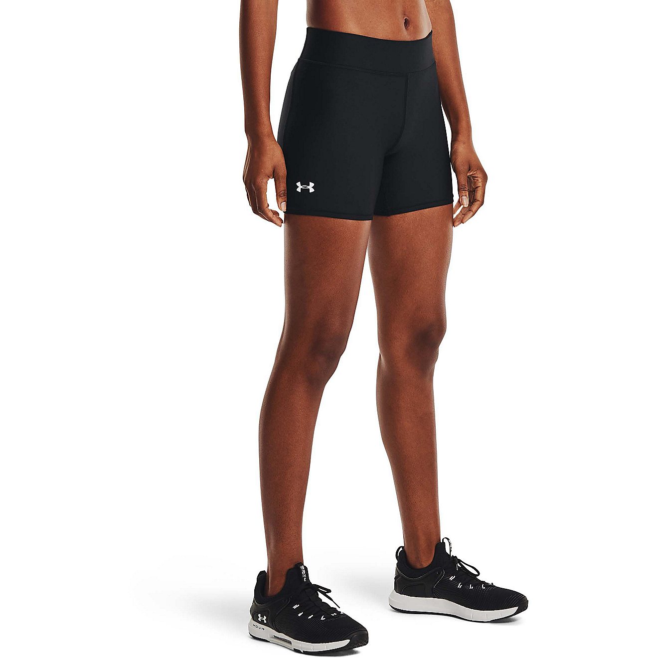 Under Armour Women's HeatGear Armour Mid Rise Middy Shorts                                                                       - view number 1