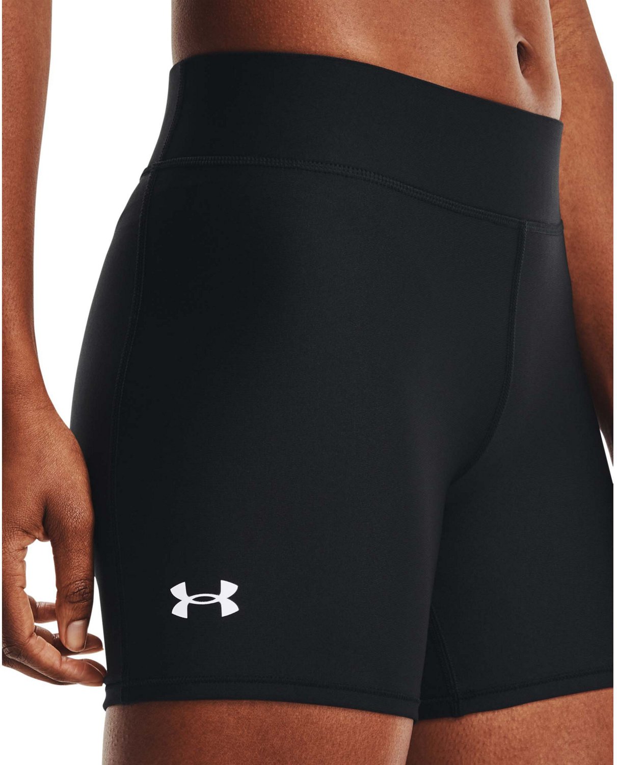 Under Armour Women's HeatGear Armour Mid Rise Middy Shorts                                                                       - view number 3
