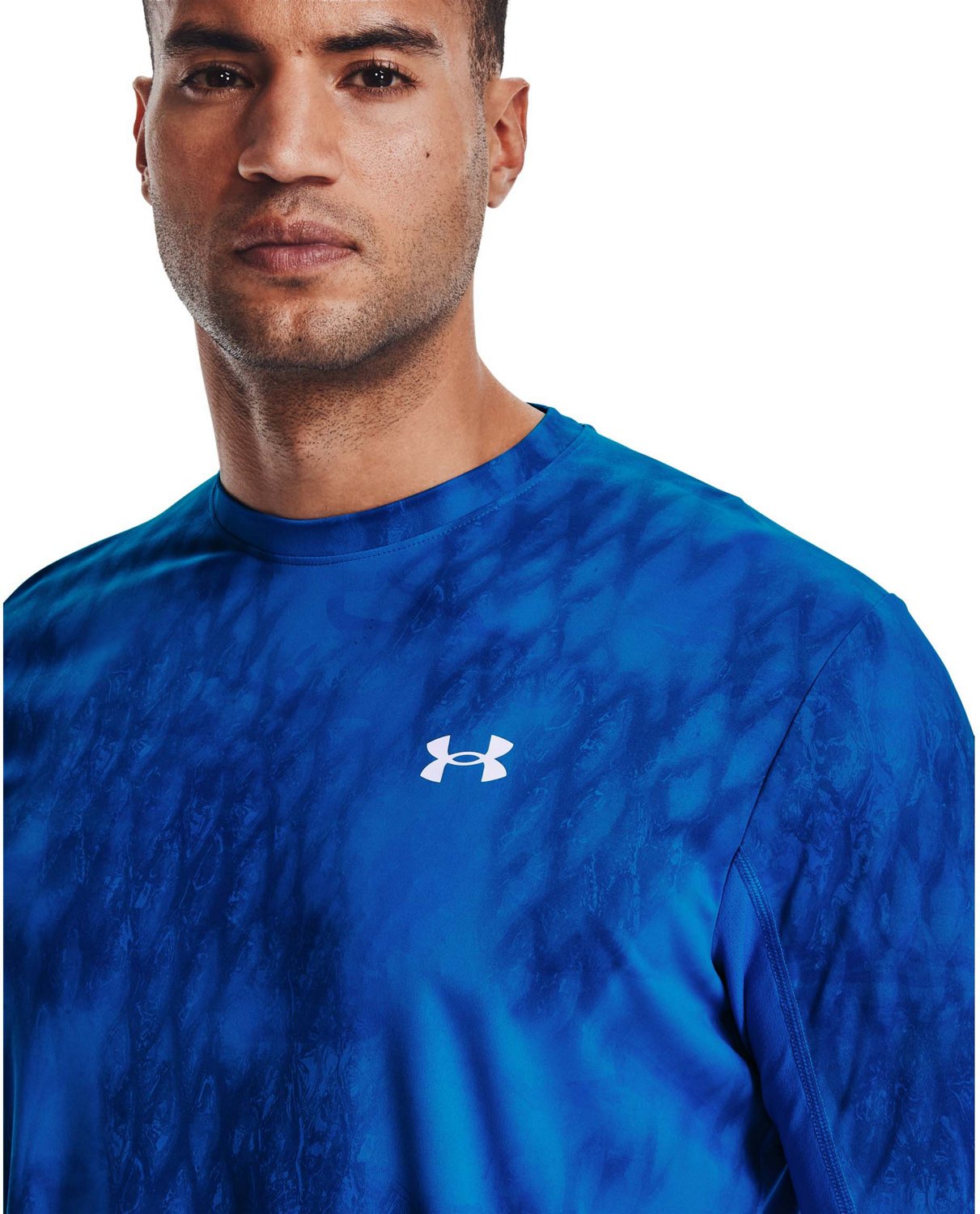 Under Armour Men's Iso-Chill Shorebreak Camo Performance Crew T-shirt - view number 3