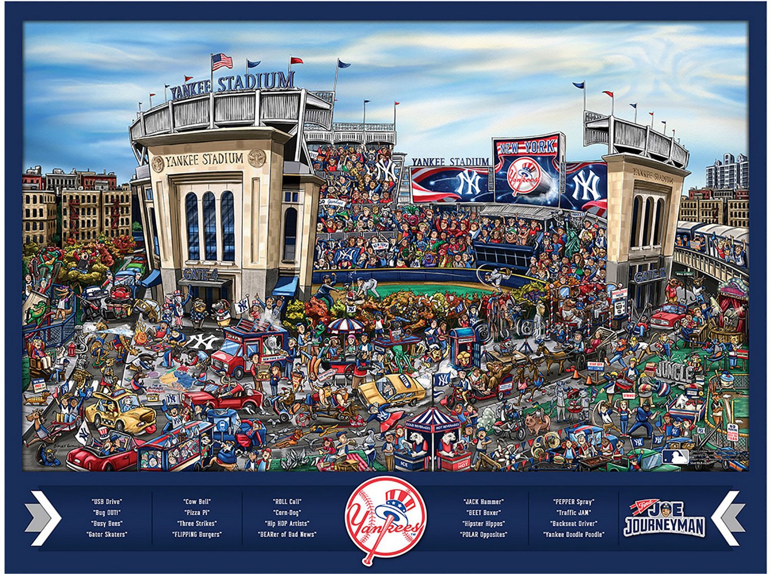 YouTheFan New York Yankees Journeyman Jigsaw Puzzle