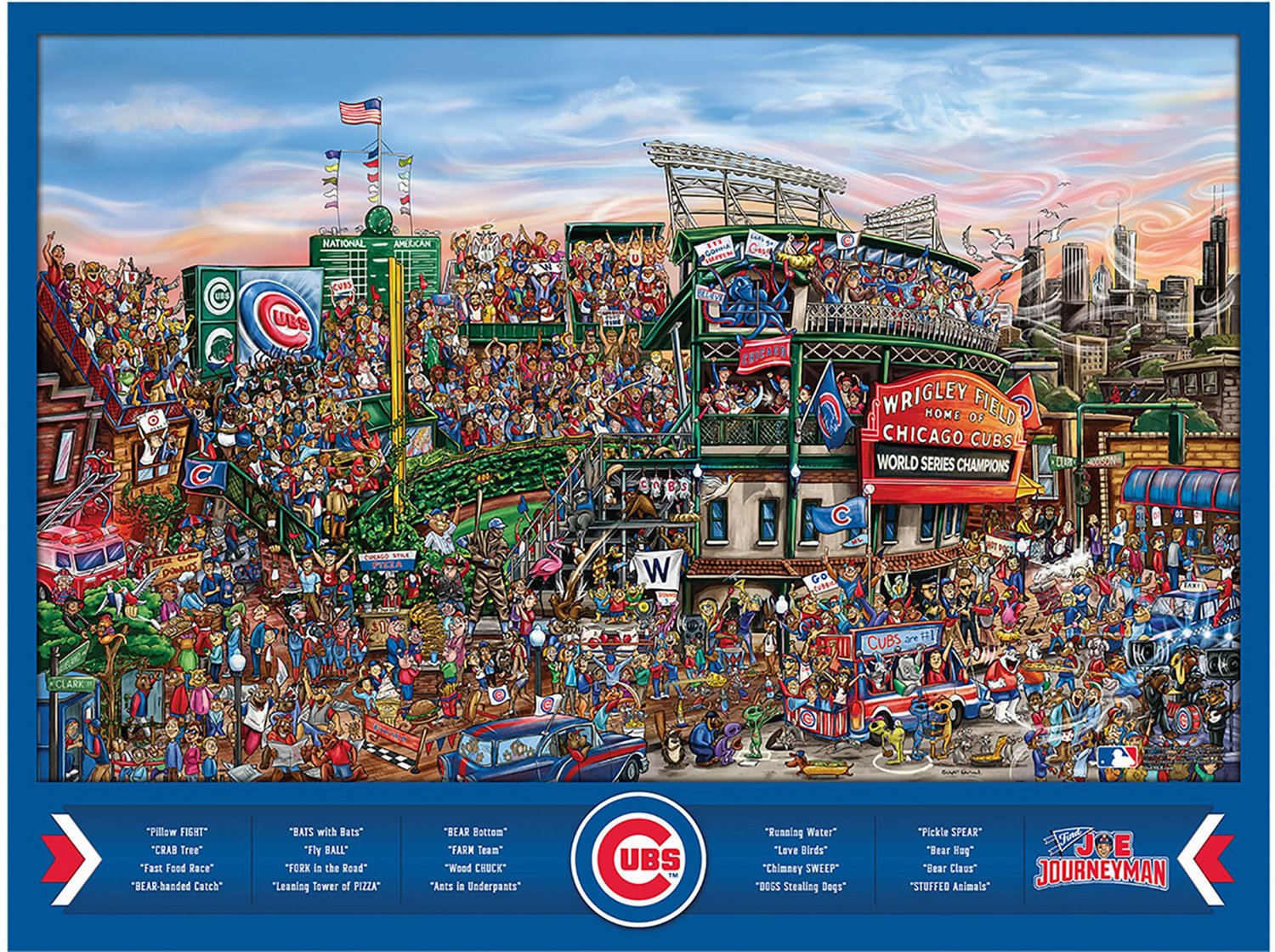 YouTheFan Chicago Cubs Joe Journeyman 500-Piece Puzzle