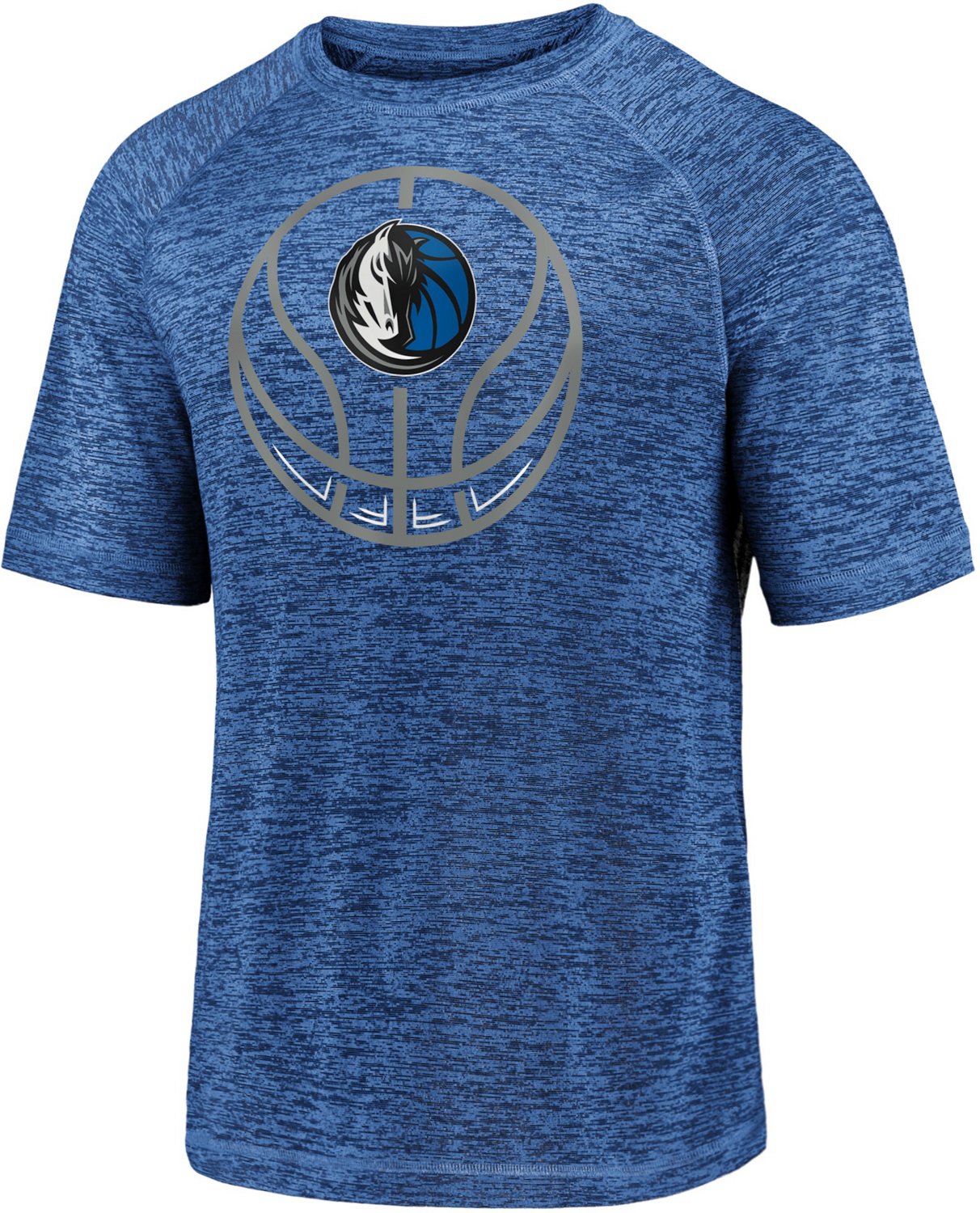 Nike Men's Dallas Mavericks Iconic Striated Short Sleeve T-shirt | Academy