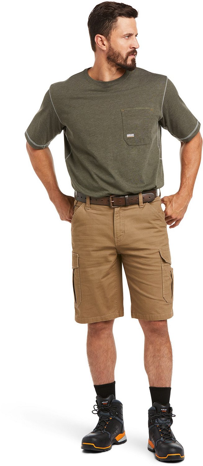 Ariat Men's Rebar Made Tough Cargo Work Shorts 11 in - view number 4