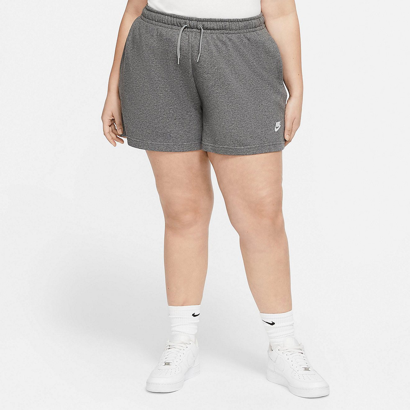 Nike Women's Sportswear  Plus Size Club Fleece French Terry Shorts                                                               - view number 1