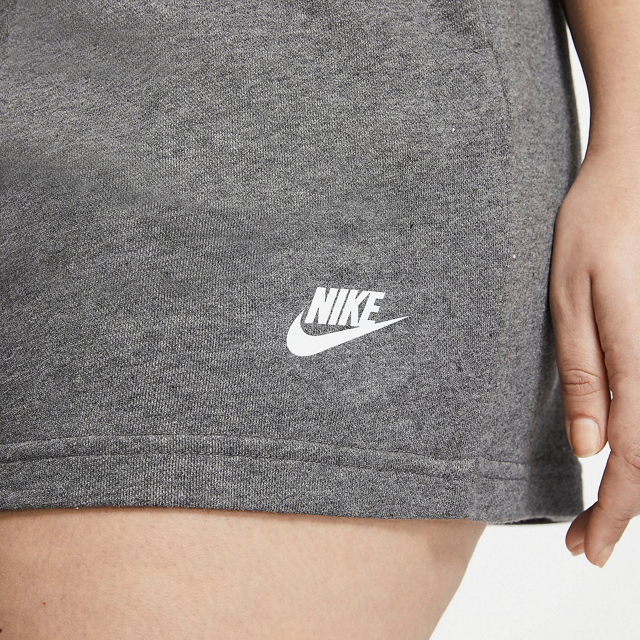 Nike Women's Sportswear  Plus Size Club Fleece French Terry Shorts                                                               - view number 5