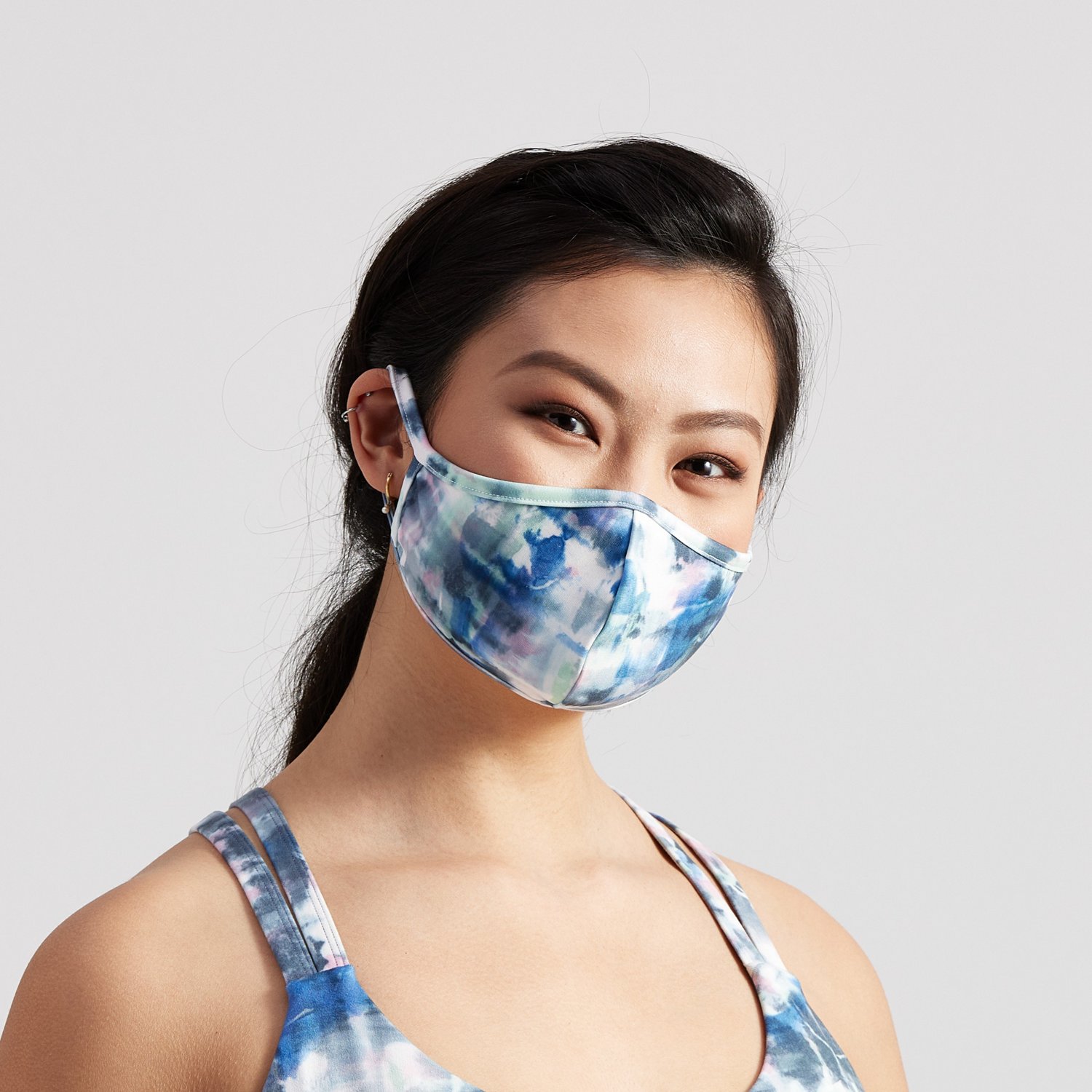 Freely Women's Tawney Watercolor Face Masks 2-Pack - view number 3