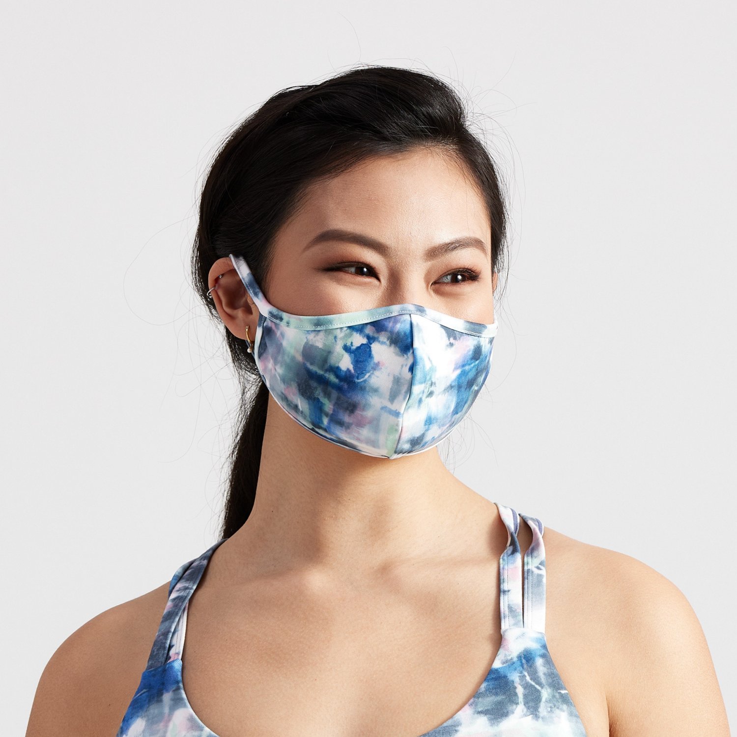 Freely Women's Tawney Watercolor Face Masks 2-Pack - view number 4