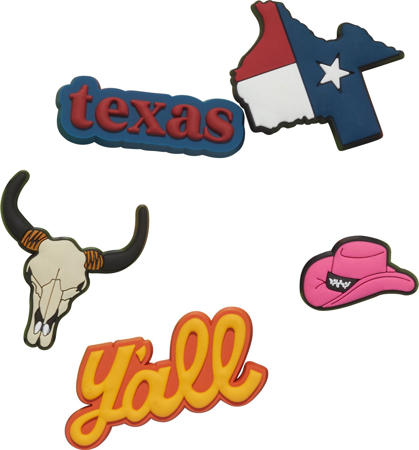 Crocs Jibbitz Texas Wanderlust Charms 5-Pack