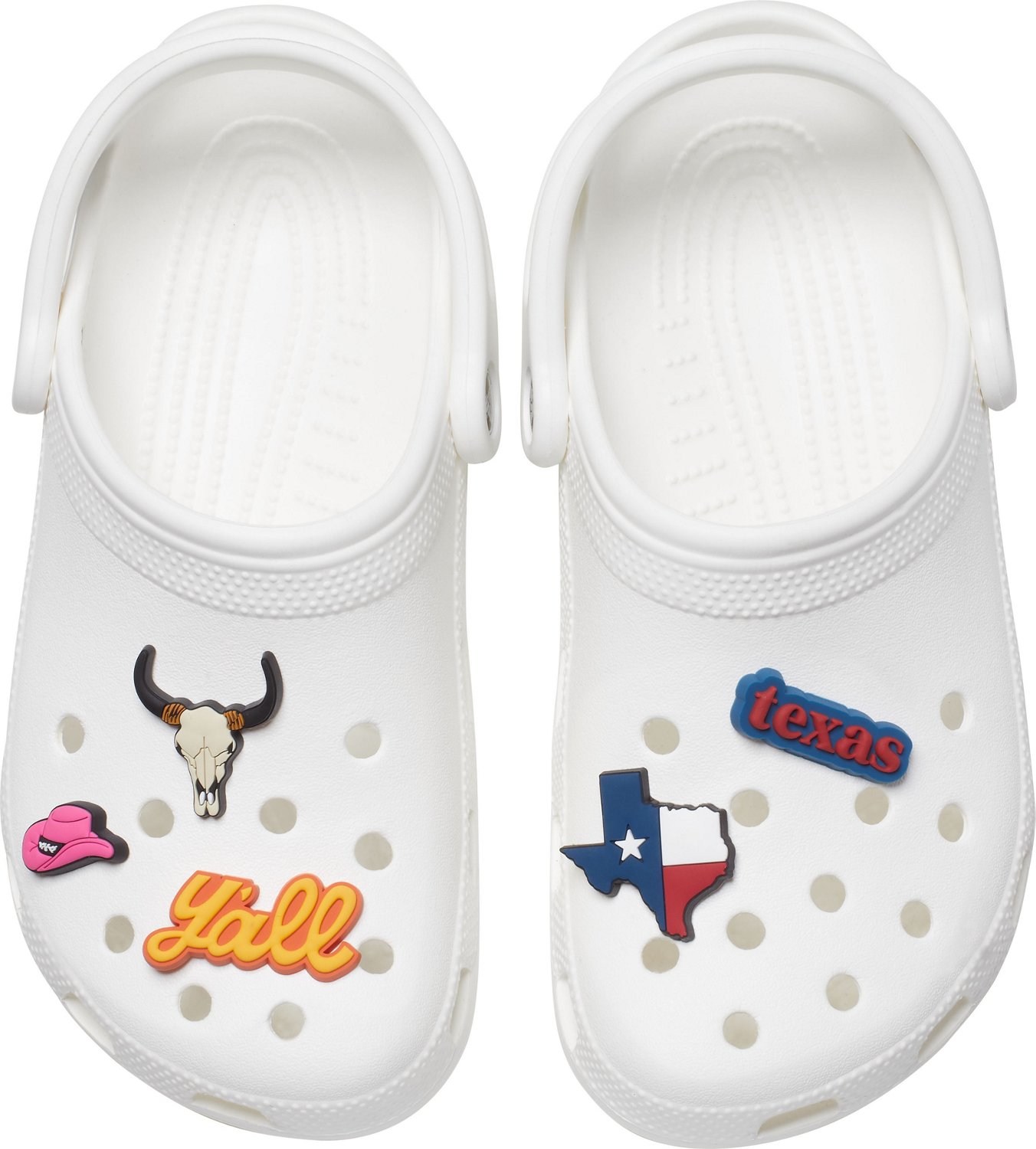 Crocs Jibbitz Glitter USA Charm Academy