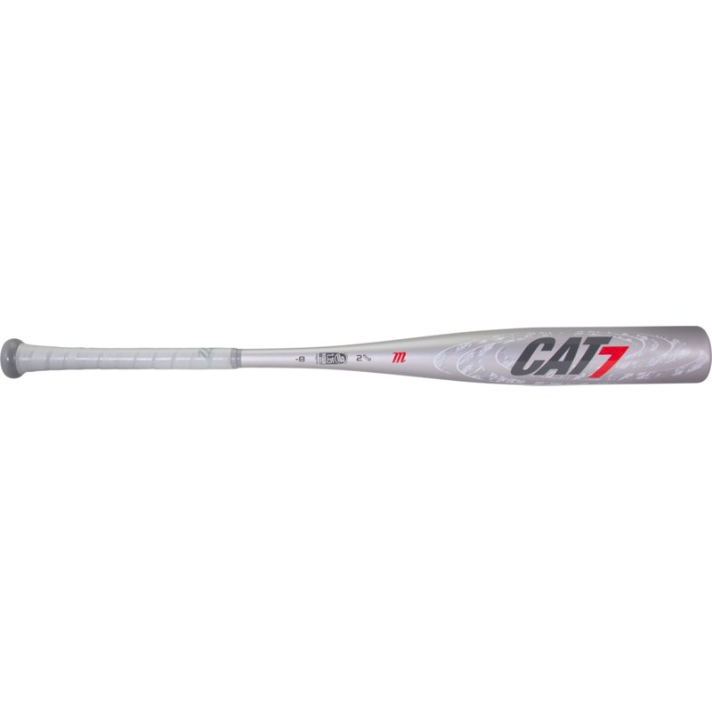 Marucci Men's CAT7 Silver USSSA Senior League Baseball Bat (-8) - Bbcor/Senior Bats at Academy Sports product image